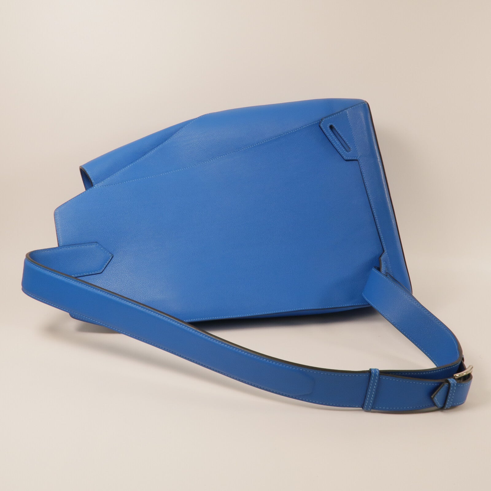 HERMES Evercolor皮革Flash Sailor Backpack背包Bleu Hydra