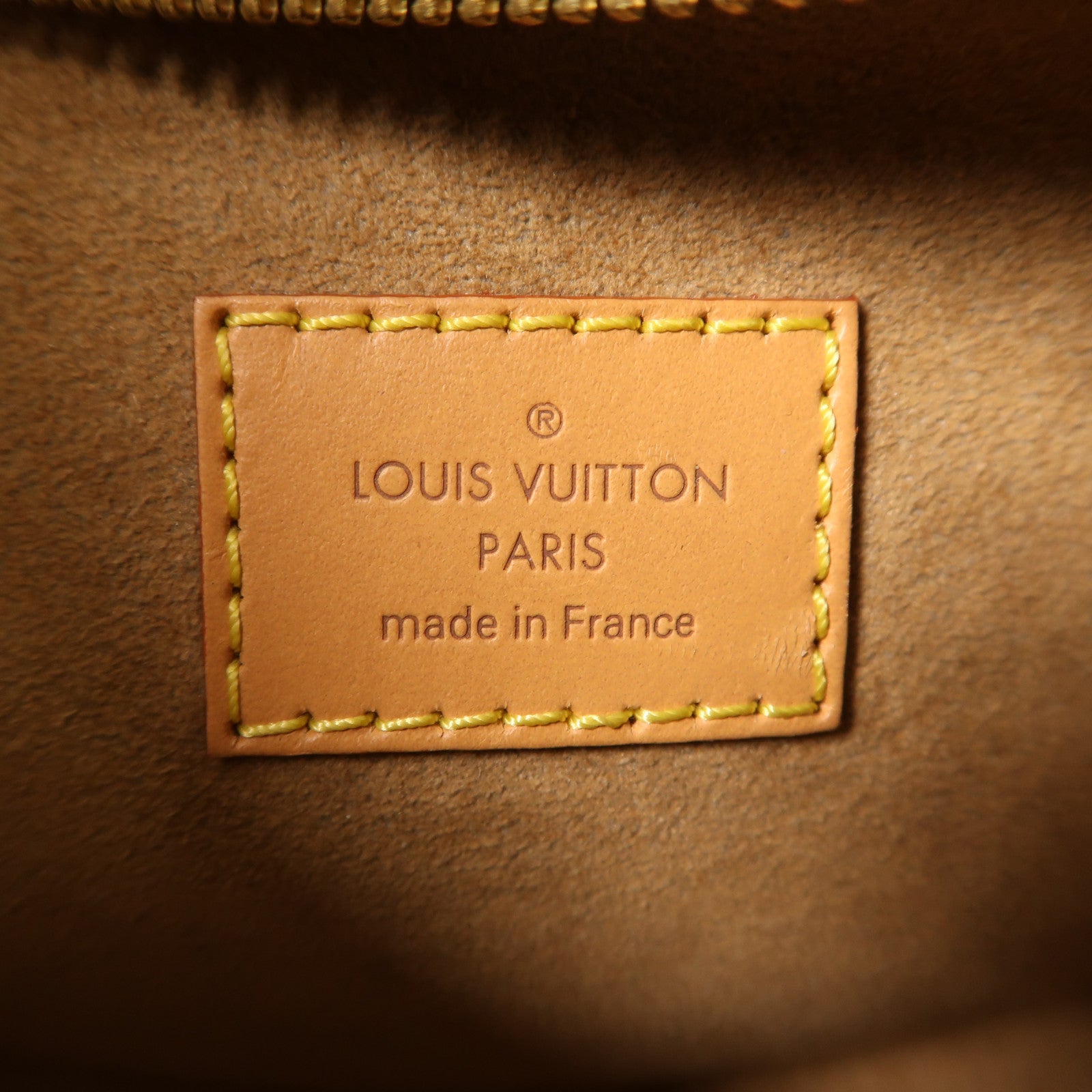 LOUIS VUITTON Monogram Loop金扣手挽肩背兩用袋棕色