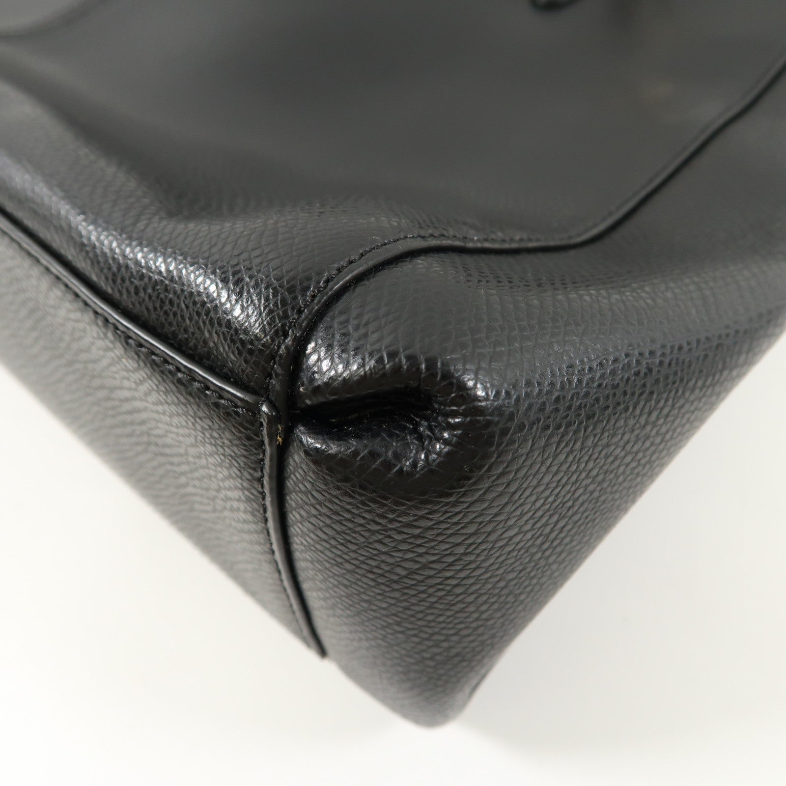 COACH 牛皮皮革Shoulder Bag金扣肩背袋黑色