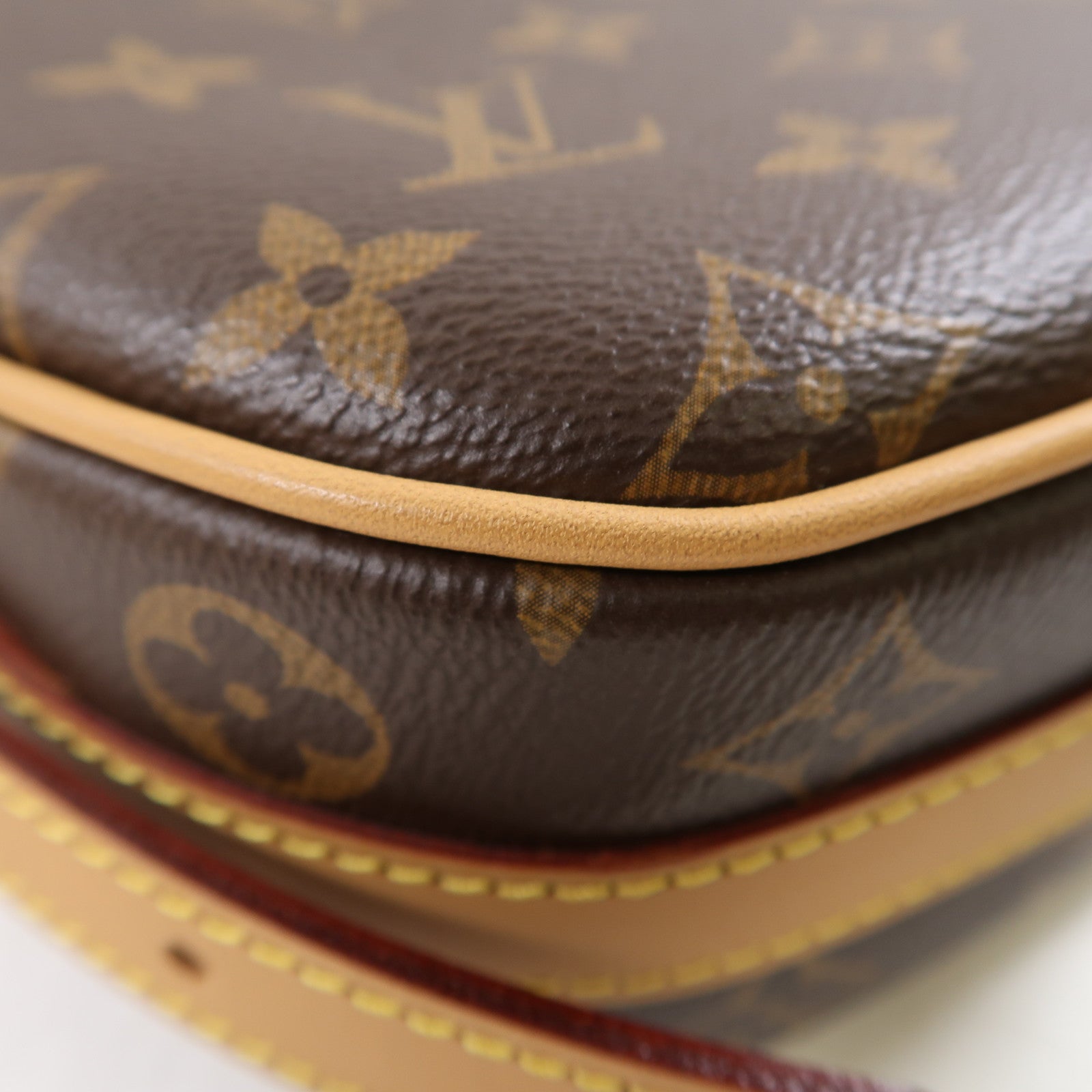 LOUIS VUITTON Monogram Boite Chapeau Souple PM金扣肩背袋啡色