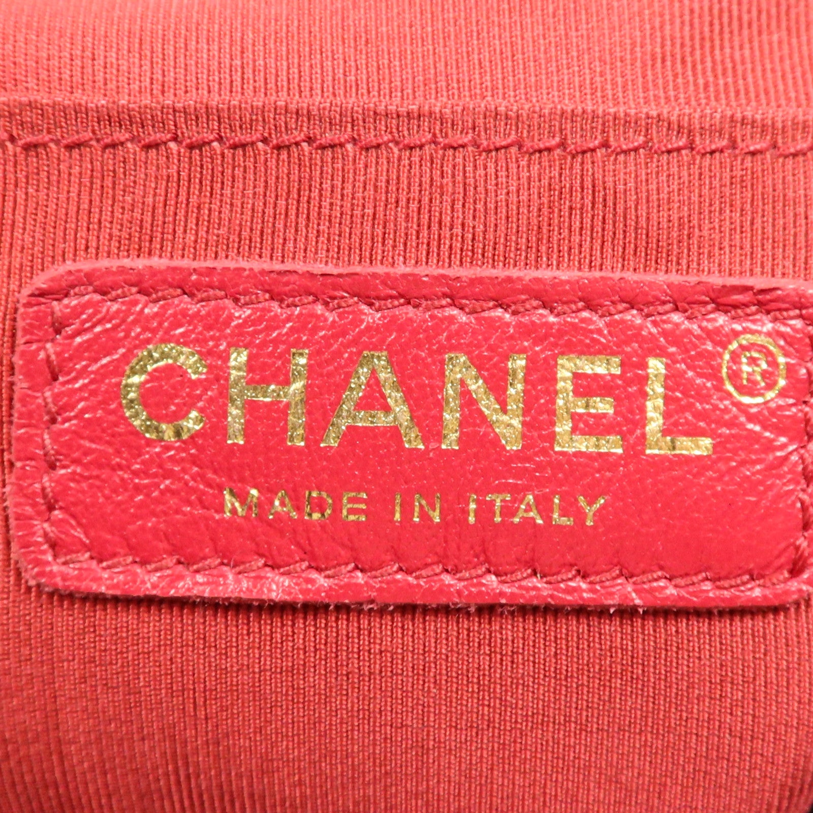 CHANEL 羊皮皮革Chain Shoulder Bag金扣鏈帶肩背袋