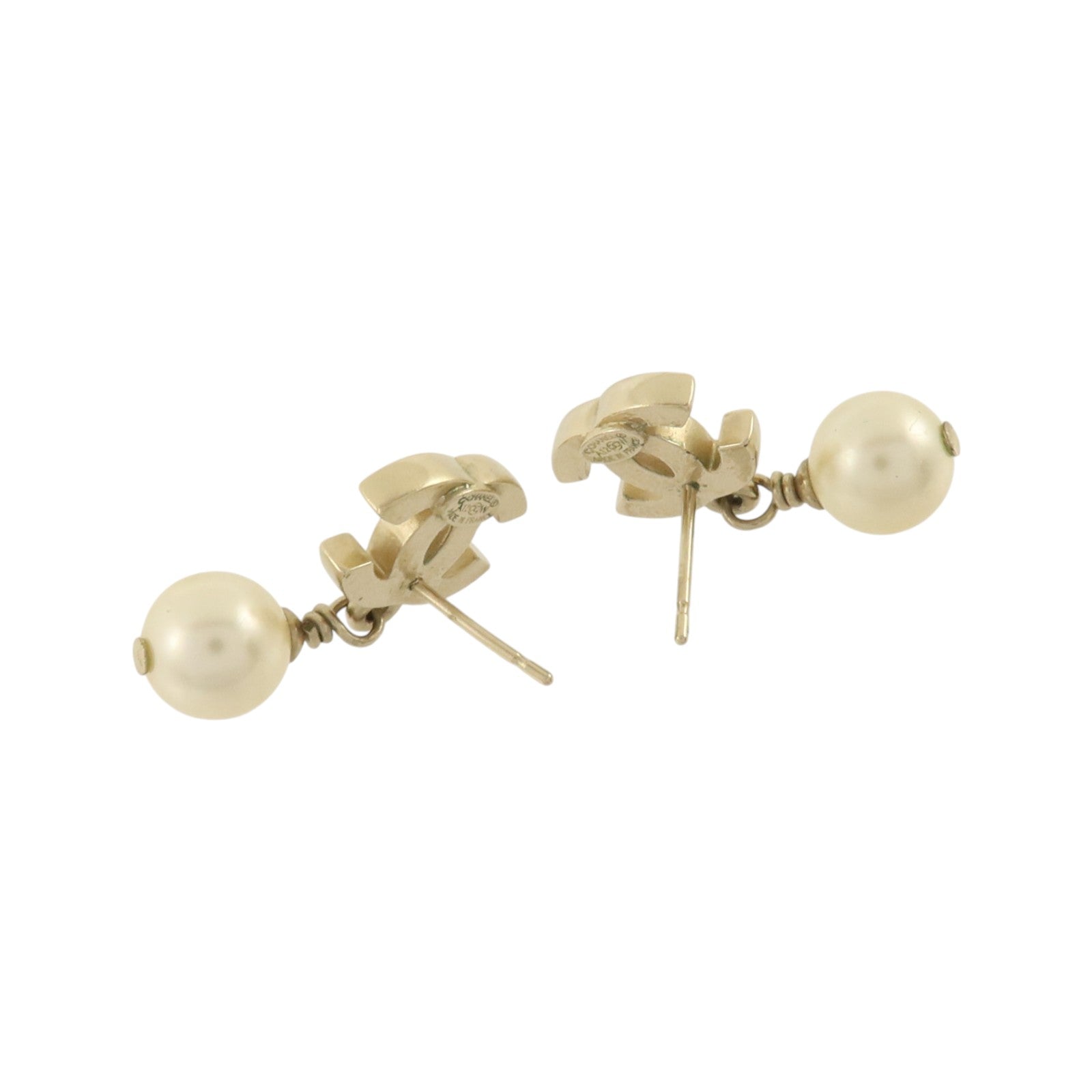 CHANEL 金屬/PVC Earrings耳環