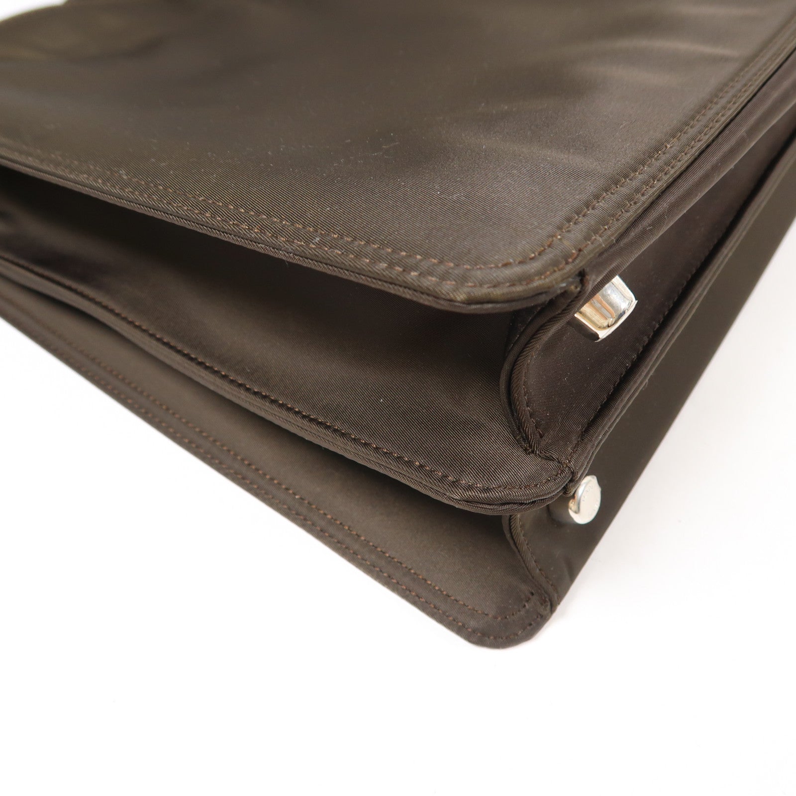 FENDI 尼龍Peekaboo銀扣手挽肩背兩用袋