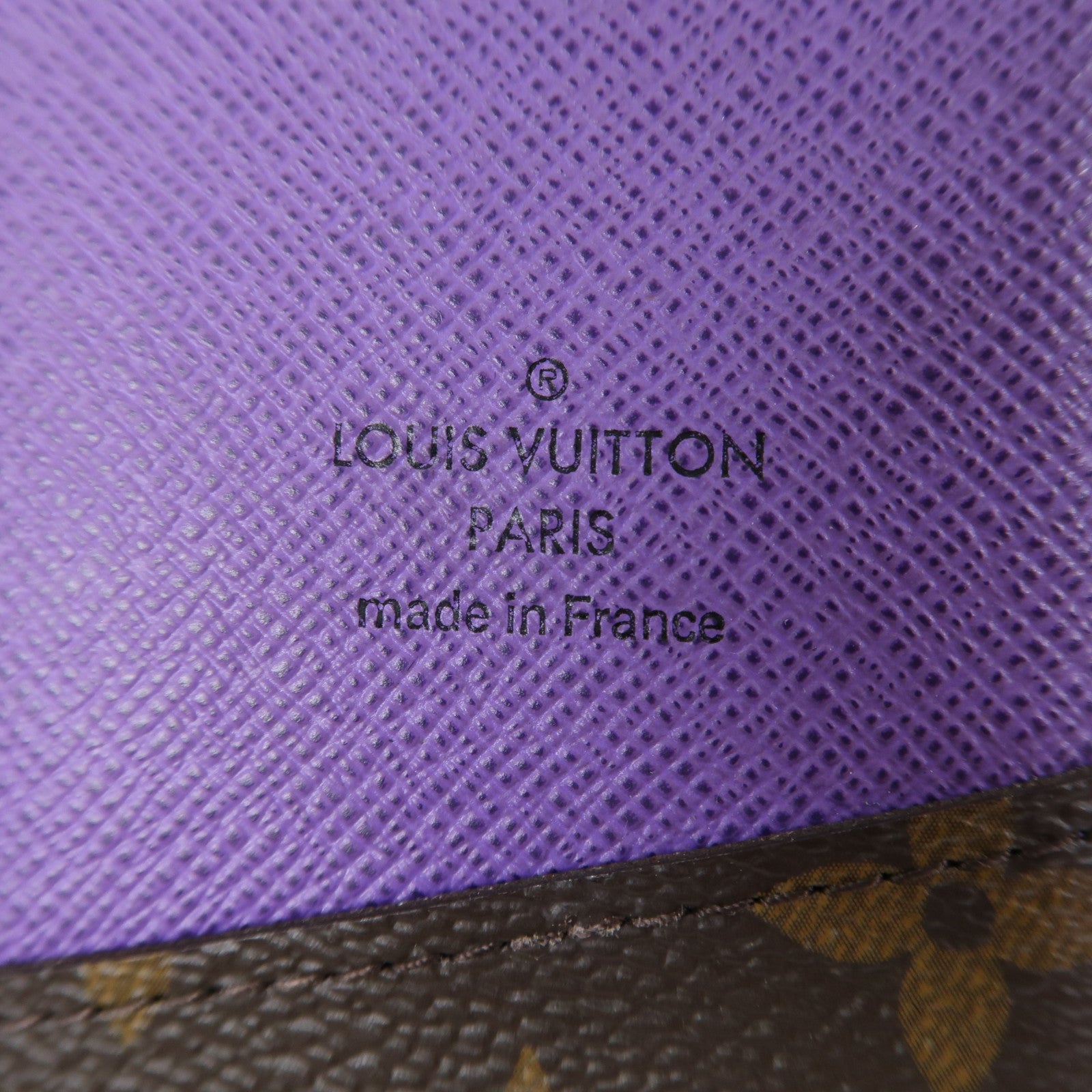 LOUIS VUITTON Monogram Pocket Organizer卡片套啡色/紫色