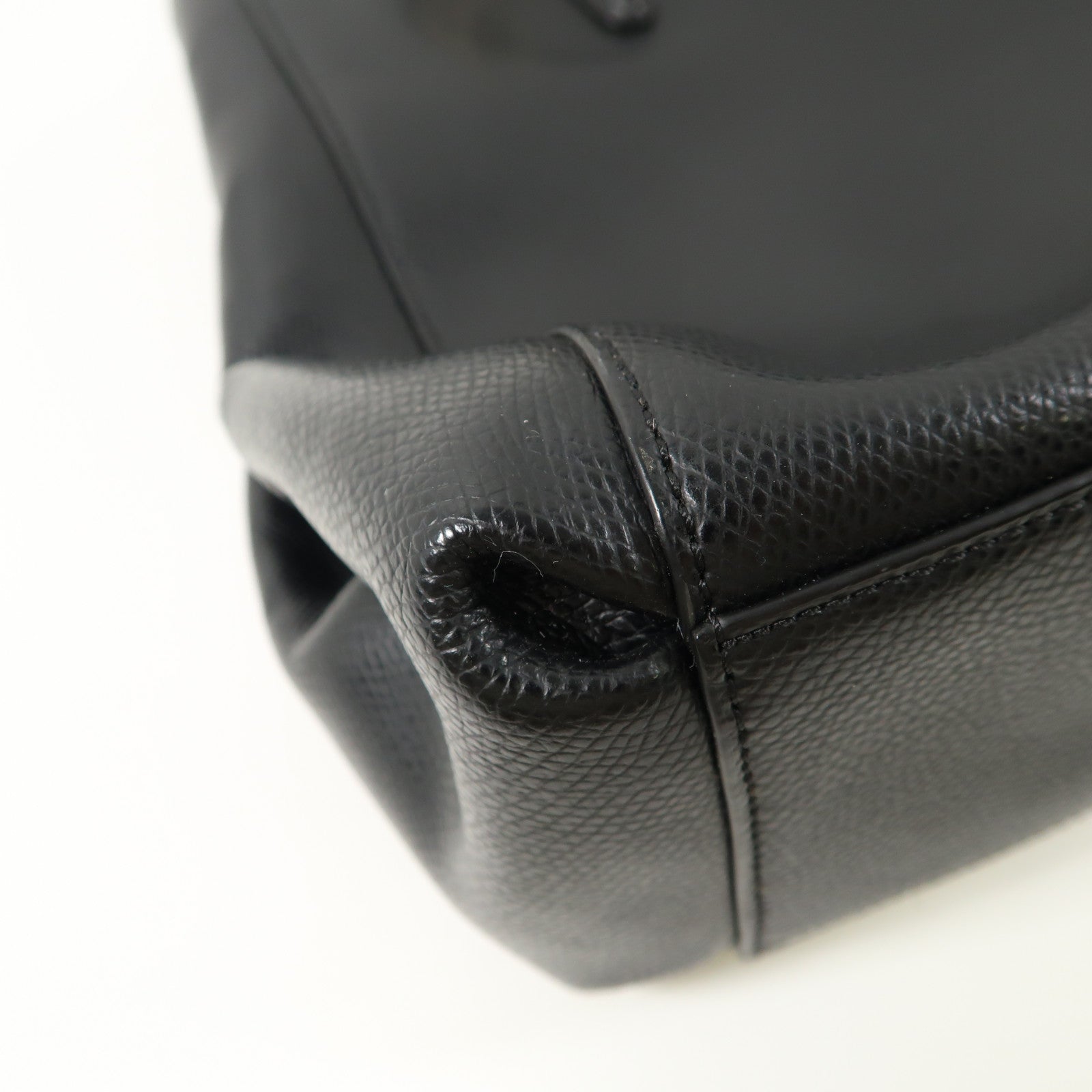 COACH 牛皮皮革Shoulder Bag金扣肩背袋黑色