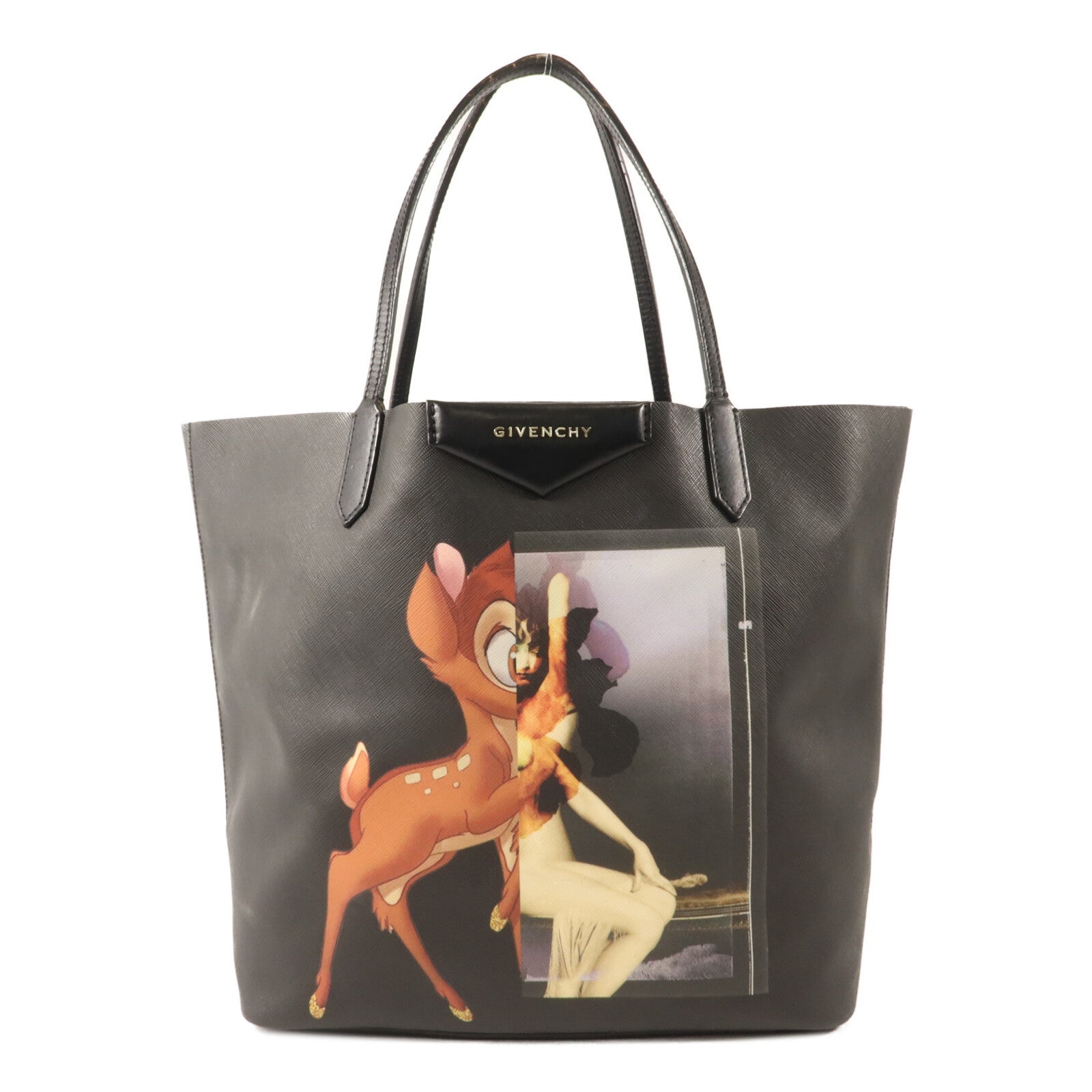 GIVENCHY 牛皮皮革Bambi Antigona Tote Bag手挽袋