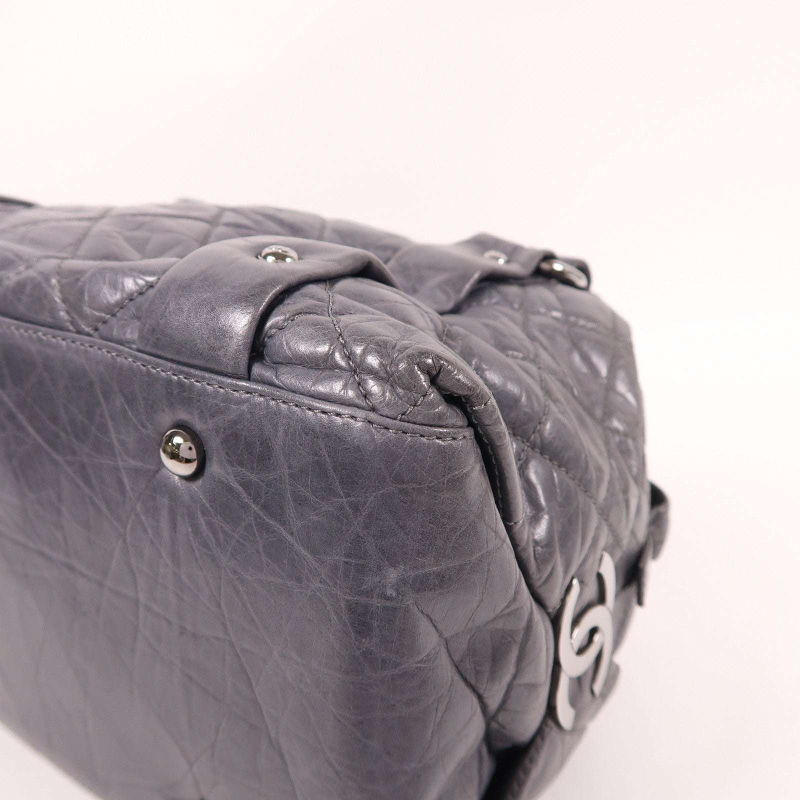 CHANEL 牛皮皮革Handbag手挽袋