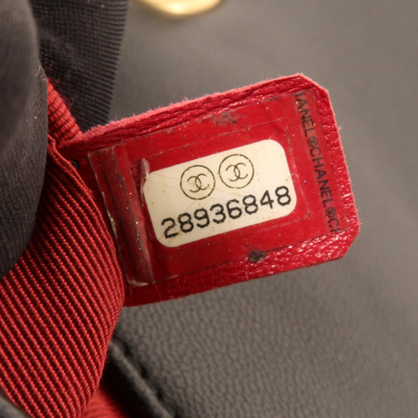 CHANEL 羊皮皮革Chain Shoulder Bag金扣鏈帶肩背袋