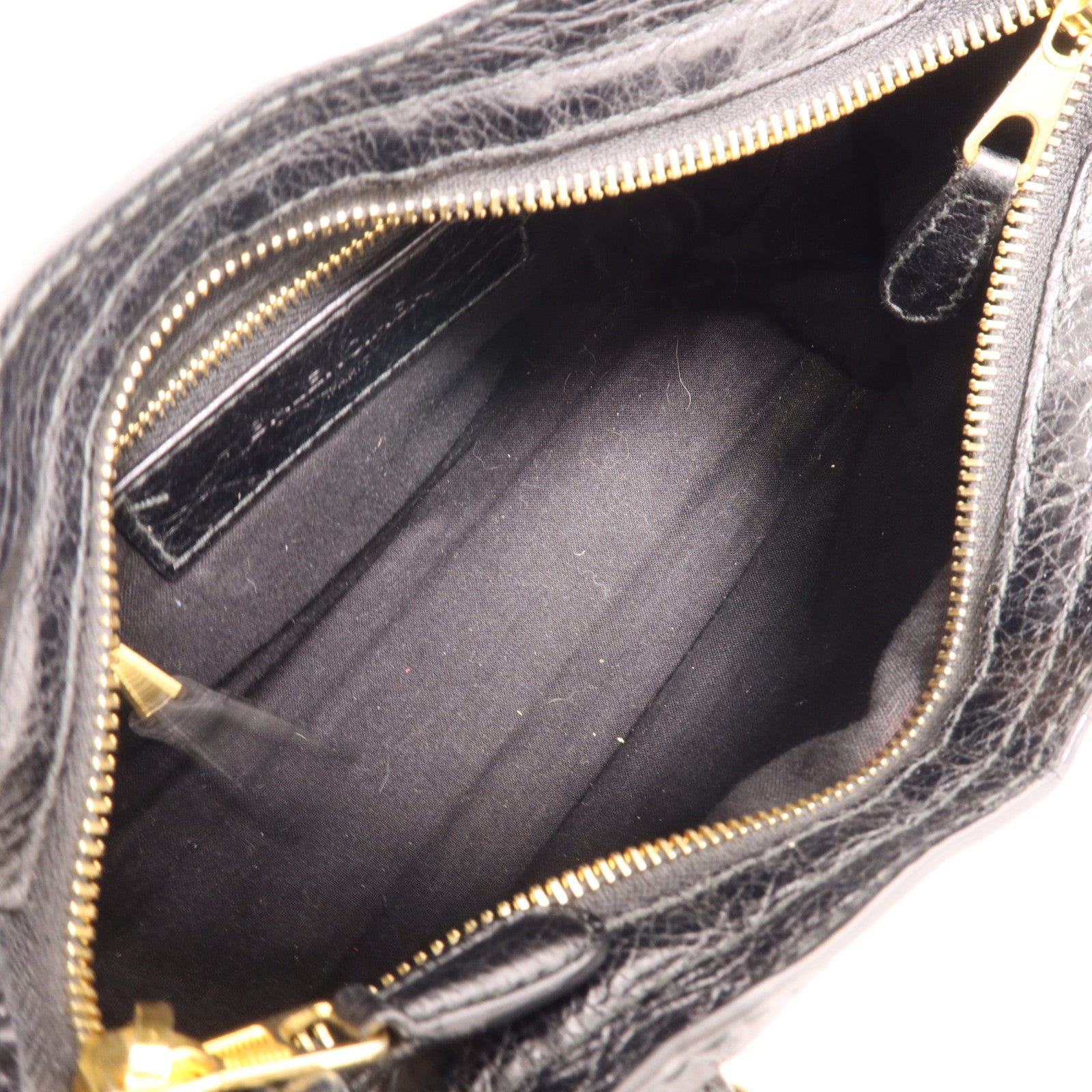 BALENCIAGA 羊皮皮革Mini City金扣手挽肩背兩用袋