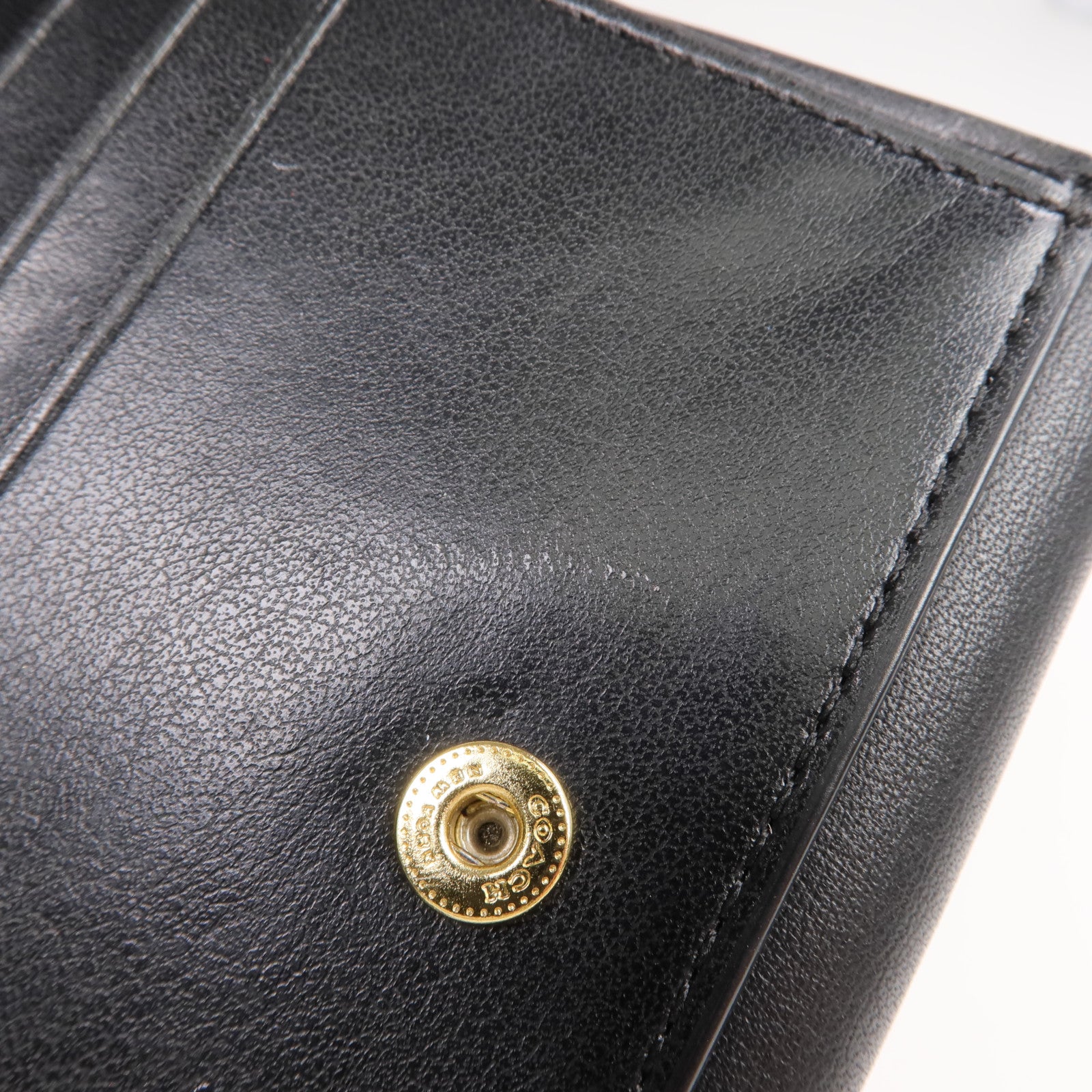 COACH 塗層帆布Georgie Small Wallet金扣錢包