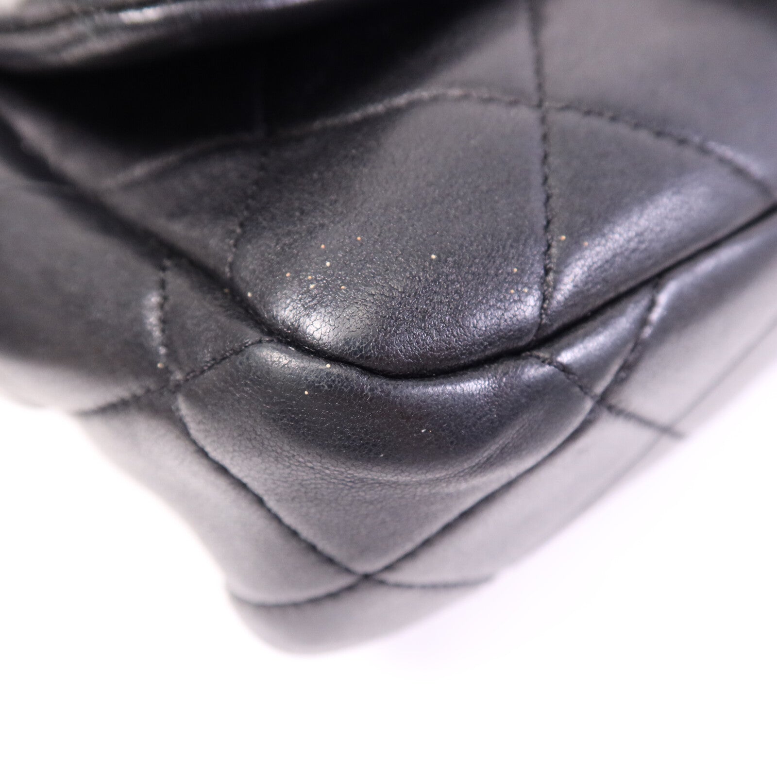 CHANEL 牛皮皮革Chain Shoulder Bag金扣手挽肩背兩用袋