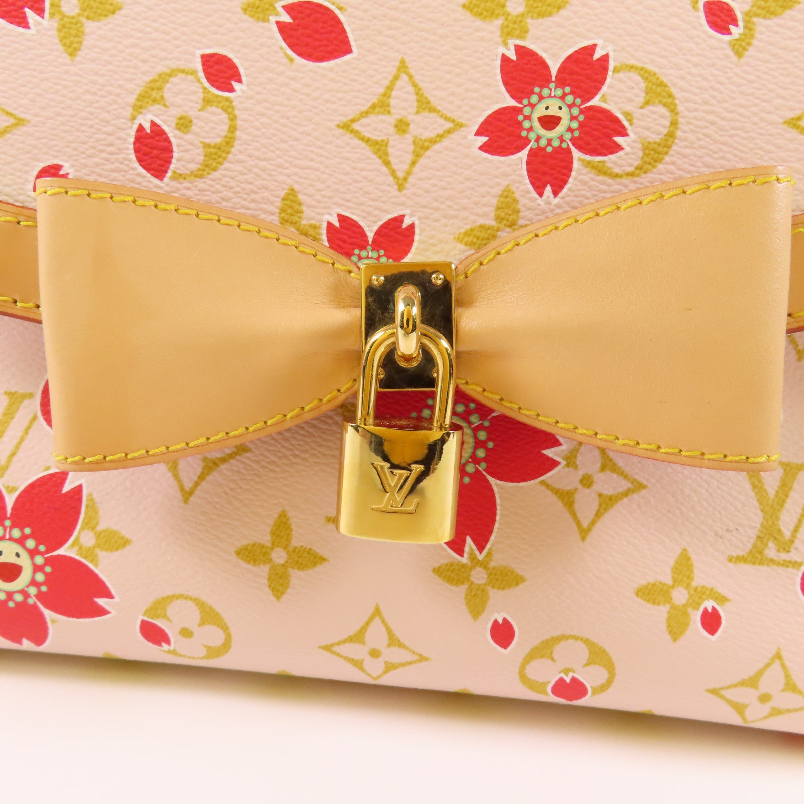 LOUIS VUITTON Monogram Blossom Sac Retro PM金扣手挽袋