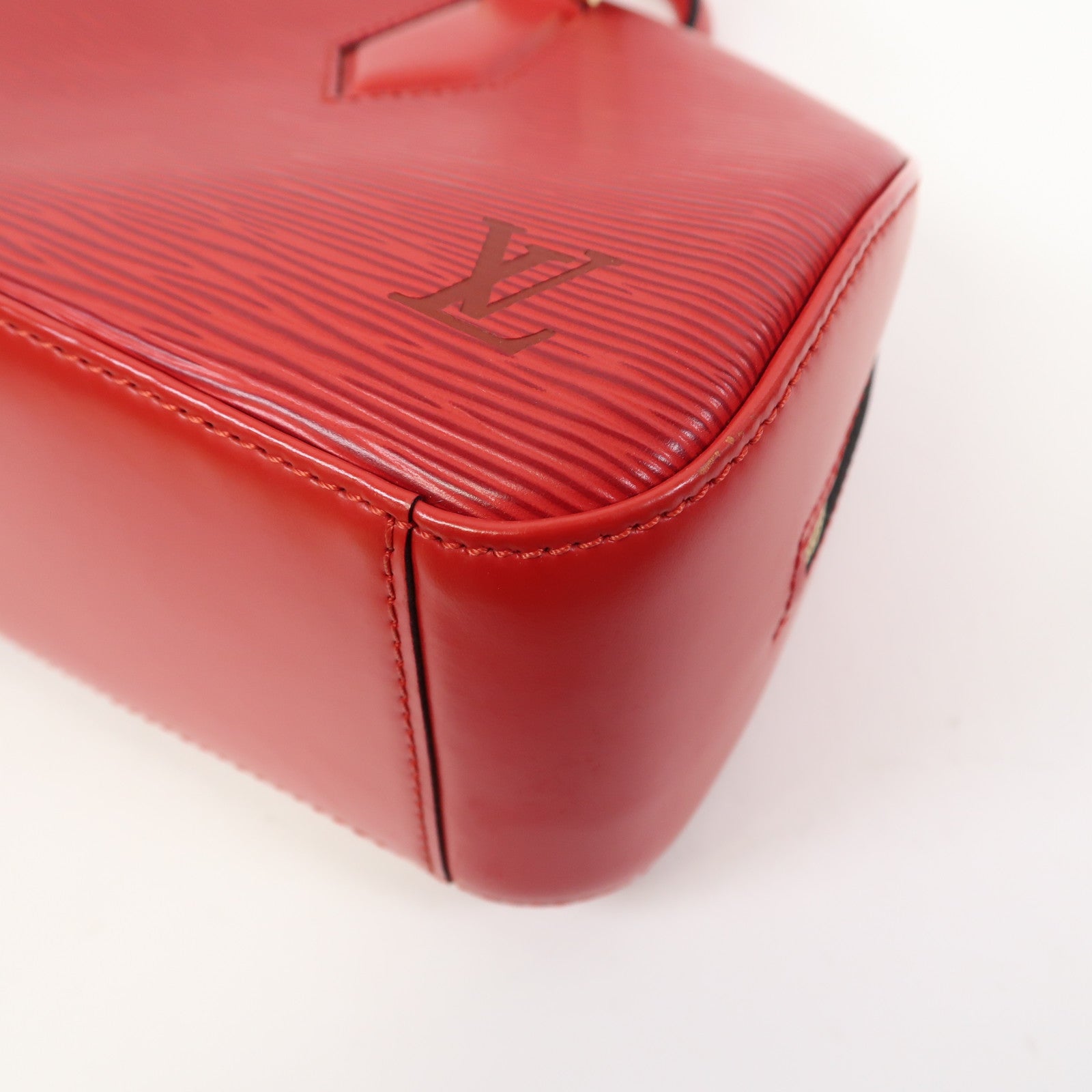 LOUIS VUITTON 【激減優惠】Epi Jasmin金扣手挽袋紅色
