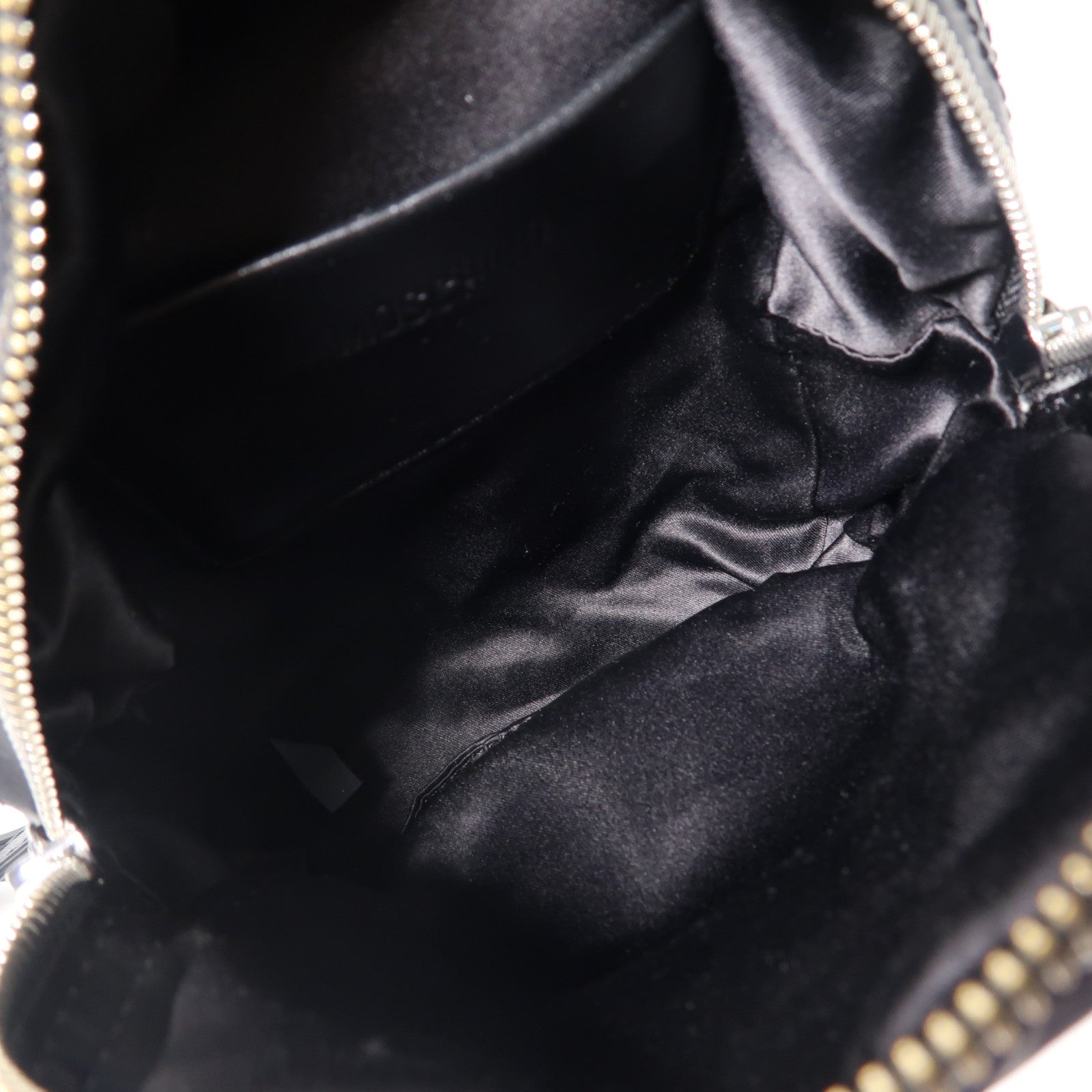 MOSCHINO 【激減優惠】尼龍Mini Backpack銀扣背包黑色
