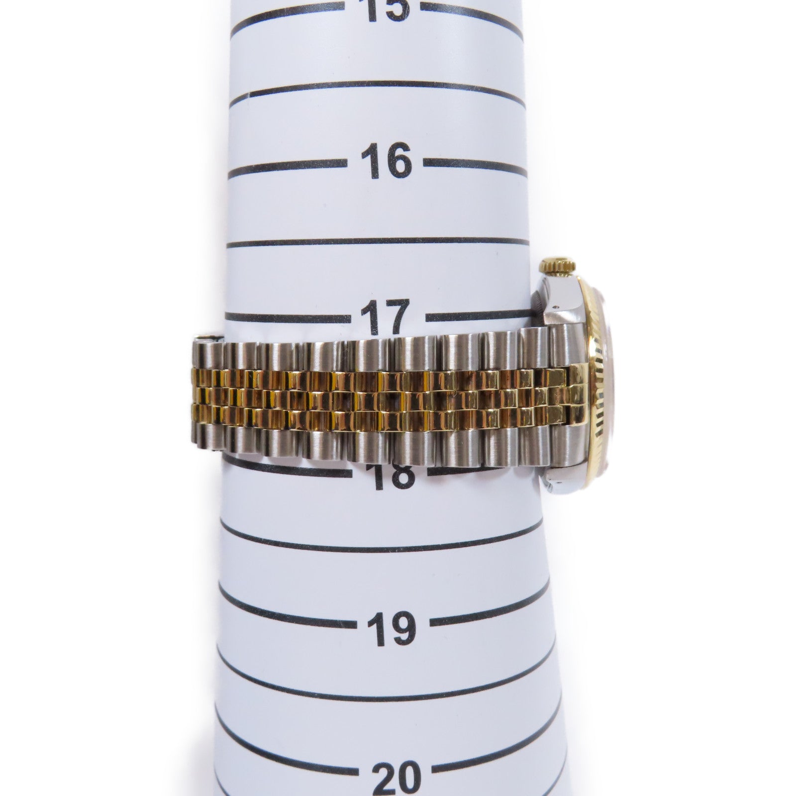 ROLEX Datejust 18K黃金/不鏽鋼手錶自動機芯金色