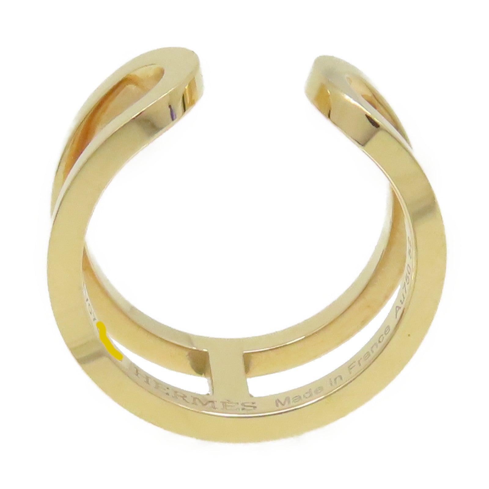 HERMES 【激減優惠】18K玫瑰金Bague Ever Chaine D'Ance Ring戒指#52