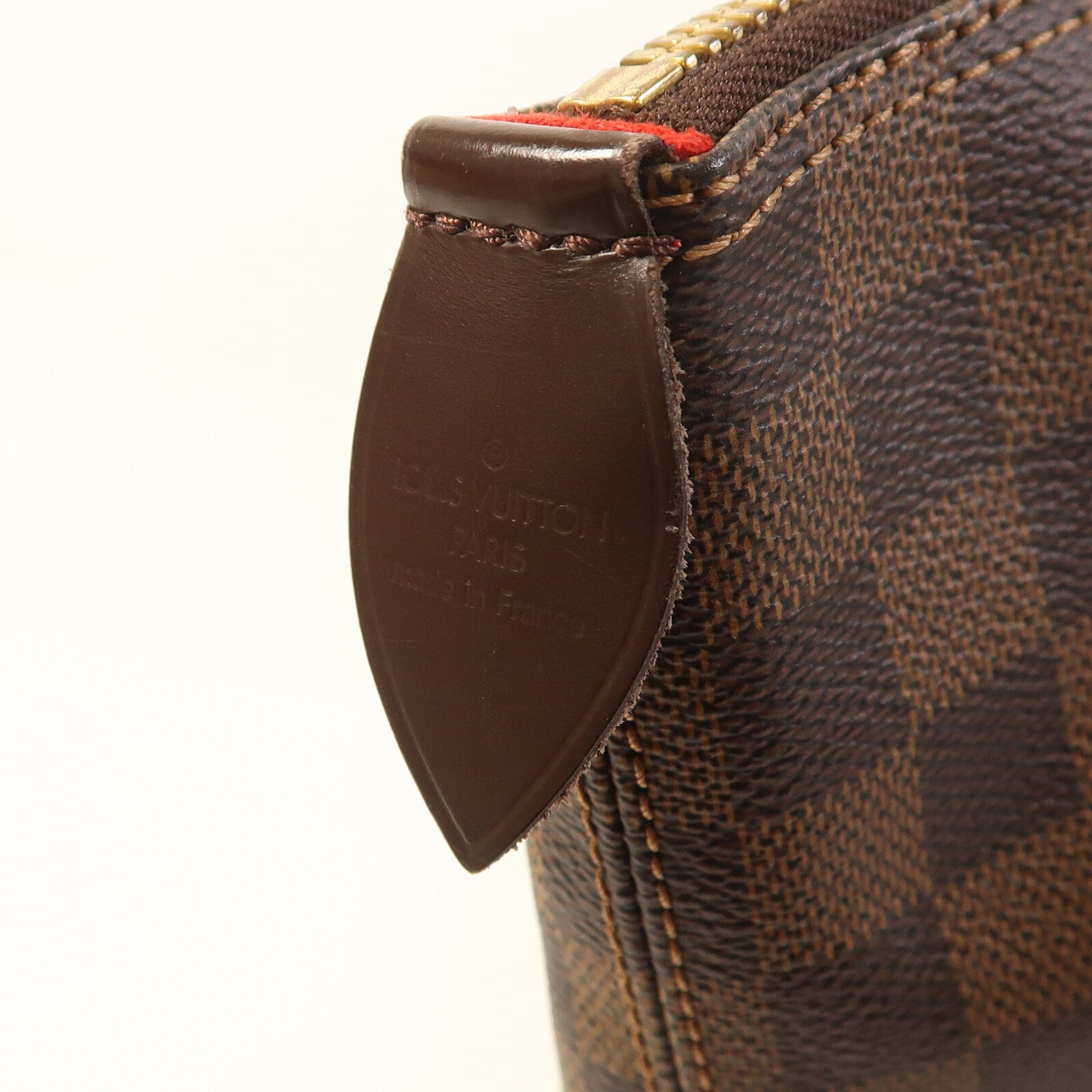 LOUIS VUITTON Damier Saleya MM金扣肩背袋/手挽袋