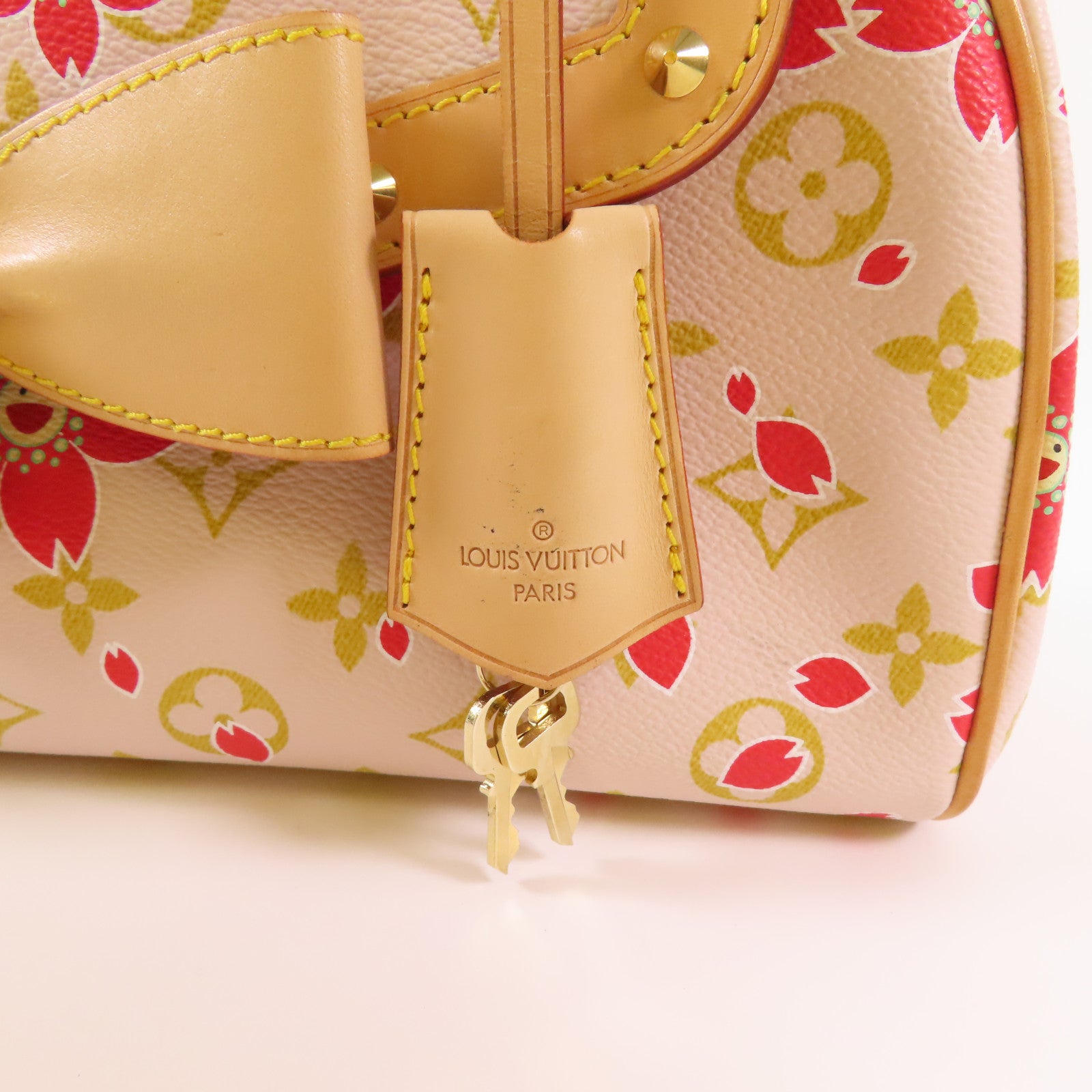 LOUIS VUITTON Monogram Blossom Sac Retro PM金扣手挽袋