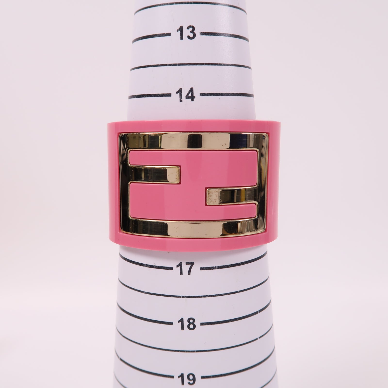 FENDI PVC Bangle手環粉紅色