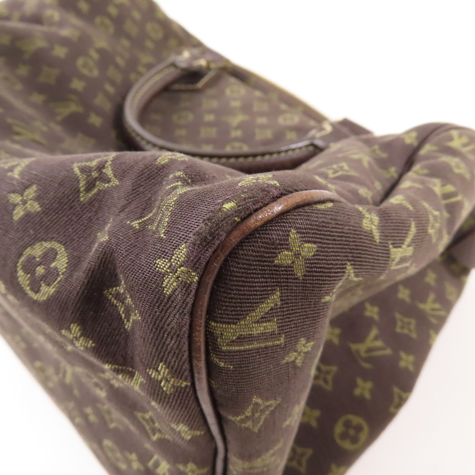 LOUIS VUITTON Monogram Mini Lin Speedy 30金扣手挽袋