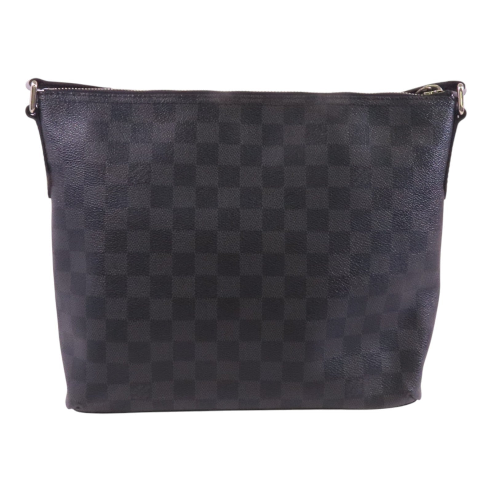 LOUIS VUITTON Damier Mick PM銀扣肩背袋