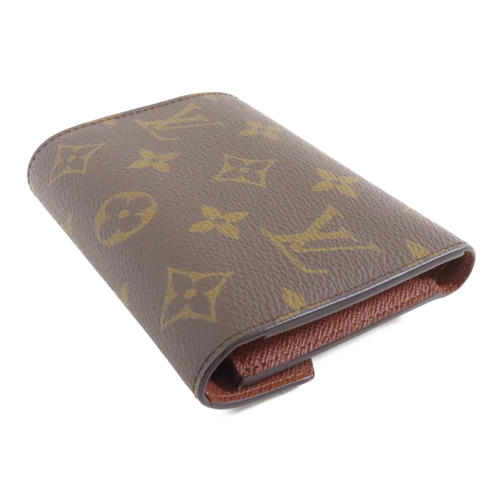LOUIS VUITTON Monogram Victorine金扣錢包啡色