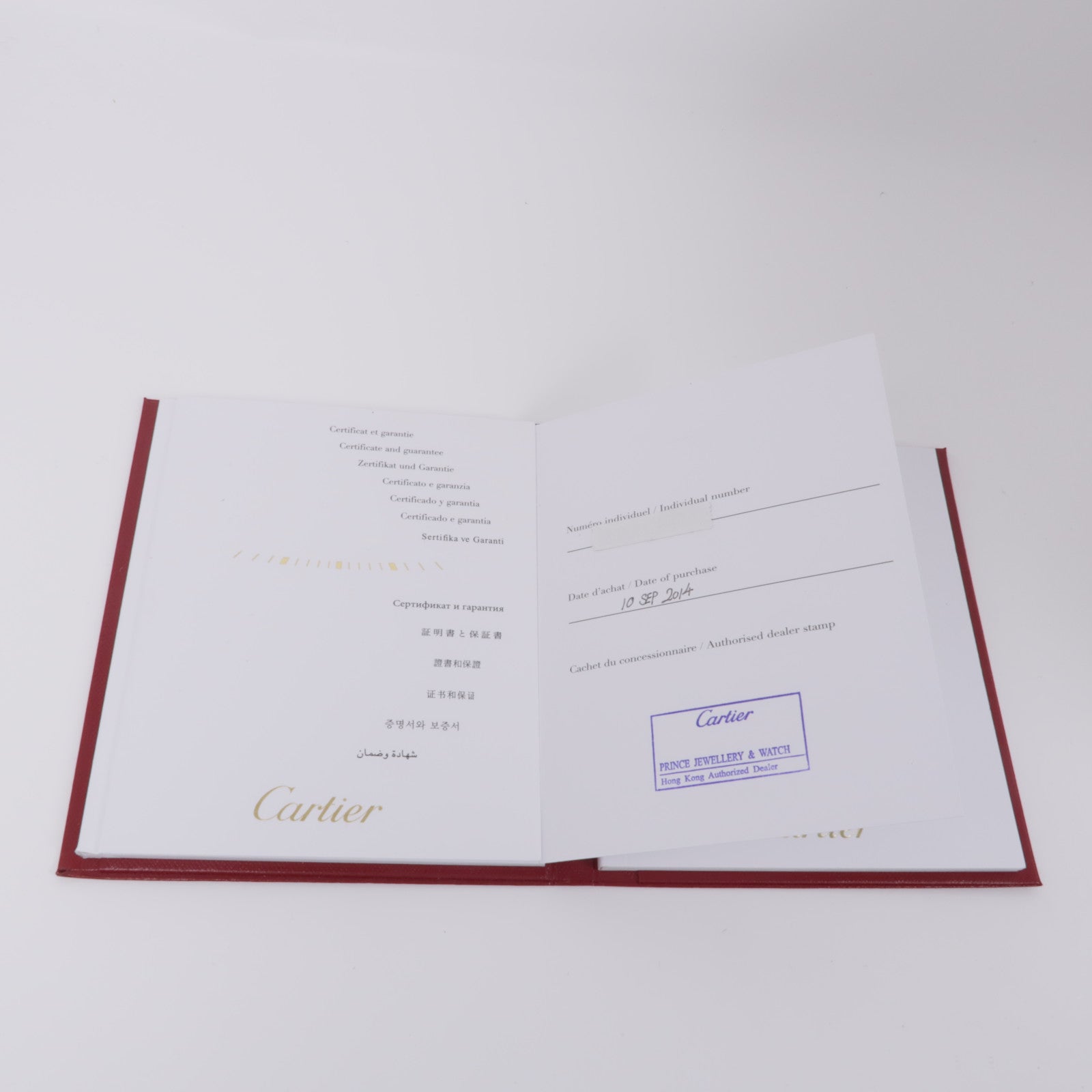 CARTIER Calibre de Cartier W7100051