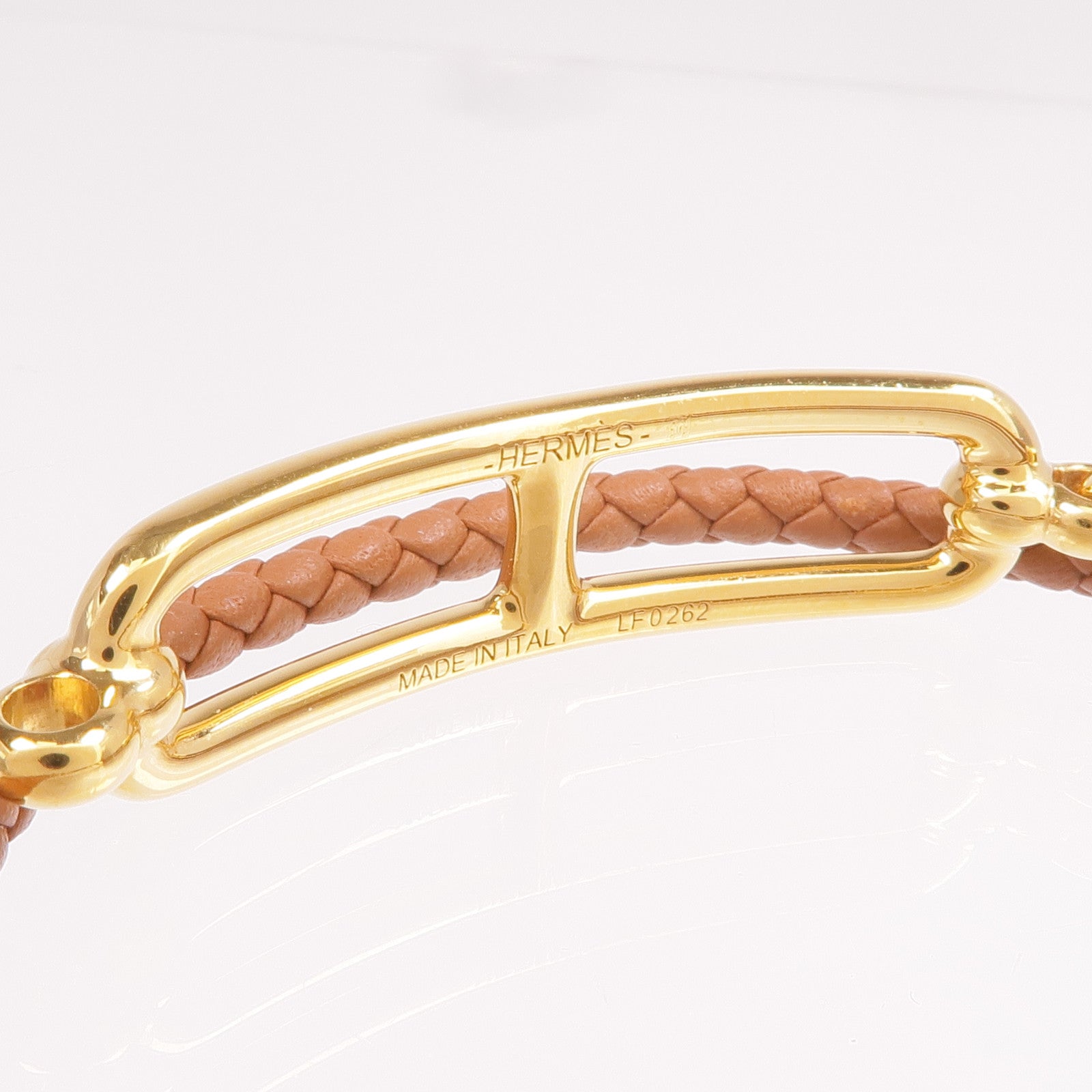 HERMES Swift皮革Roulis Double Tour Bracelet手鐲