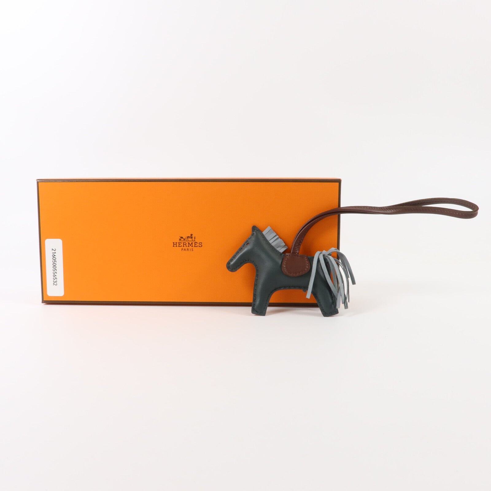 HERMES Milo皮革Rodeo PM掛飾Terre
