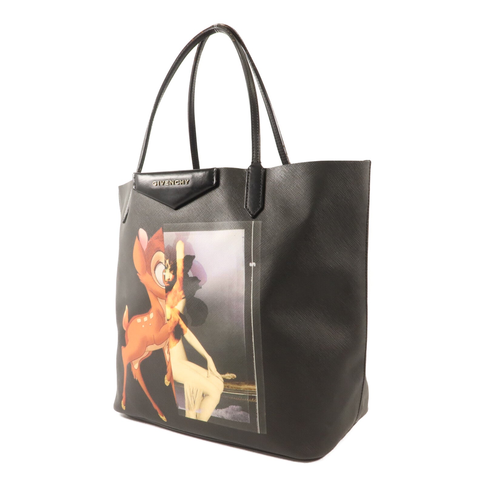 GIVENCHY 牛皮皮革Bambi Antigona Tote Bag手挽袋