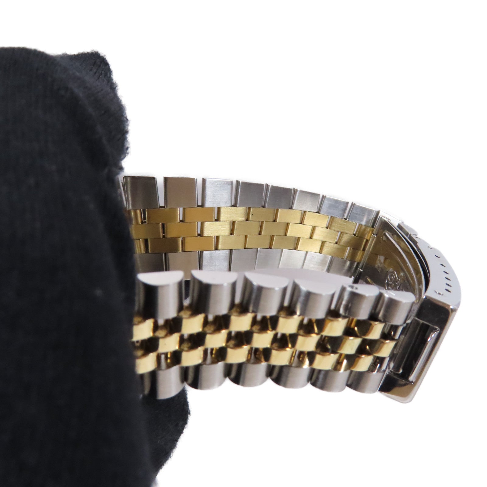 ROLEX Datejust 18K黃金/不鏽鋼手錶自動機芯金色