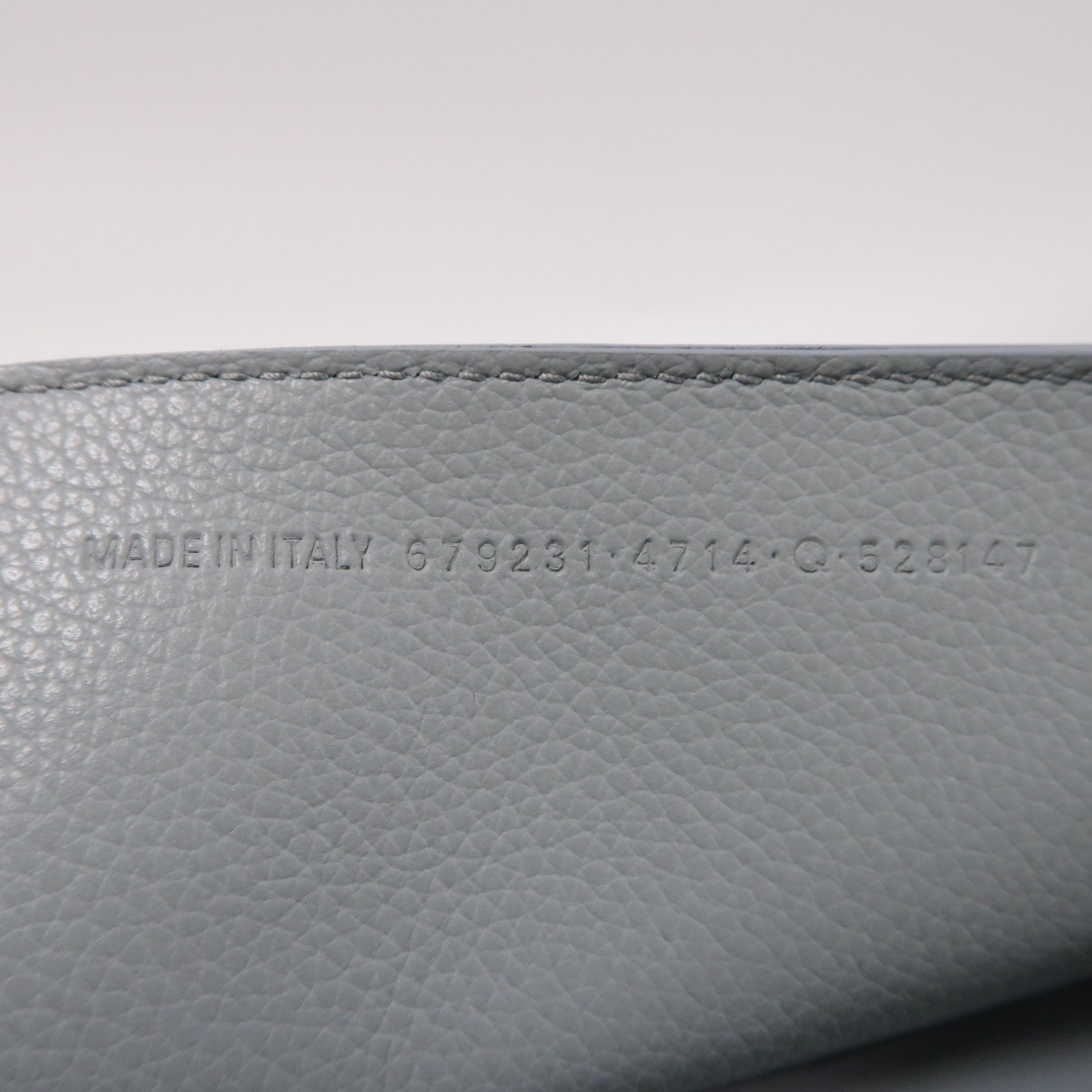 BALENCIAGA 牛皮皮革Classic City Mini銀扣手挽肩背兩用袋灰色