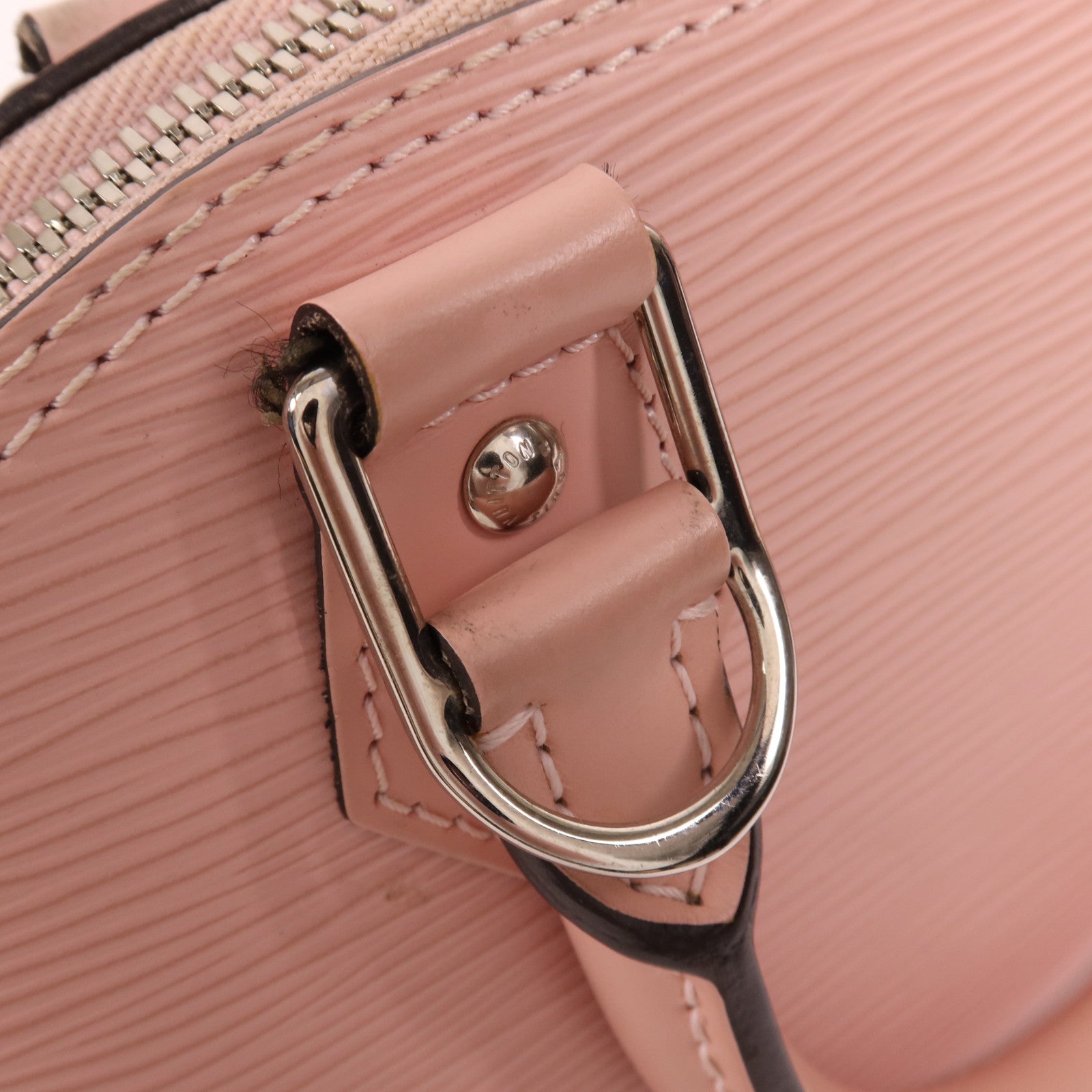 LOUIS VUITTON Epi Alma BB銀扣手挽肩背兩用袋