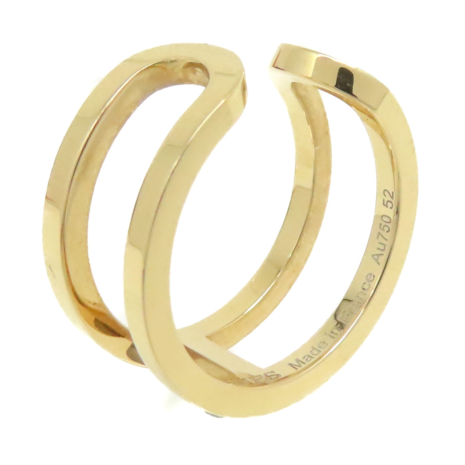 HERMES 【激減優惠】18K玫瑰金Bague Ever Chaine D'Ance Ring戒指#52