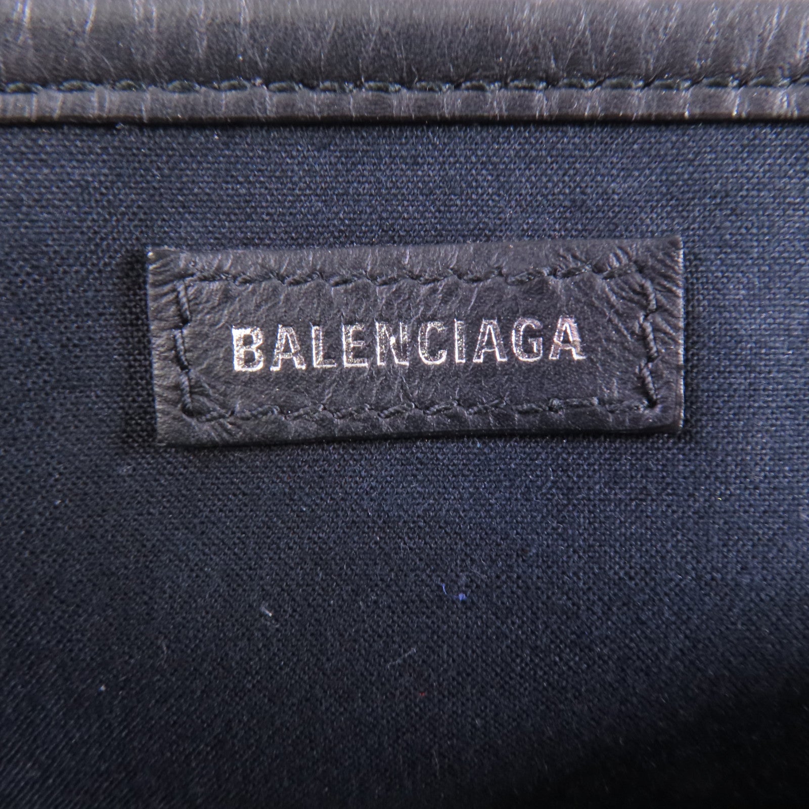 BALENCIAGA 【激減優惠】帆布Navy Cabas XS銀扣手挽肩背兩用袋