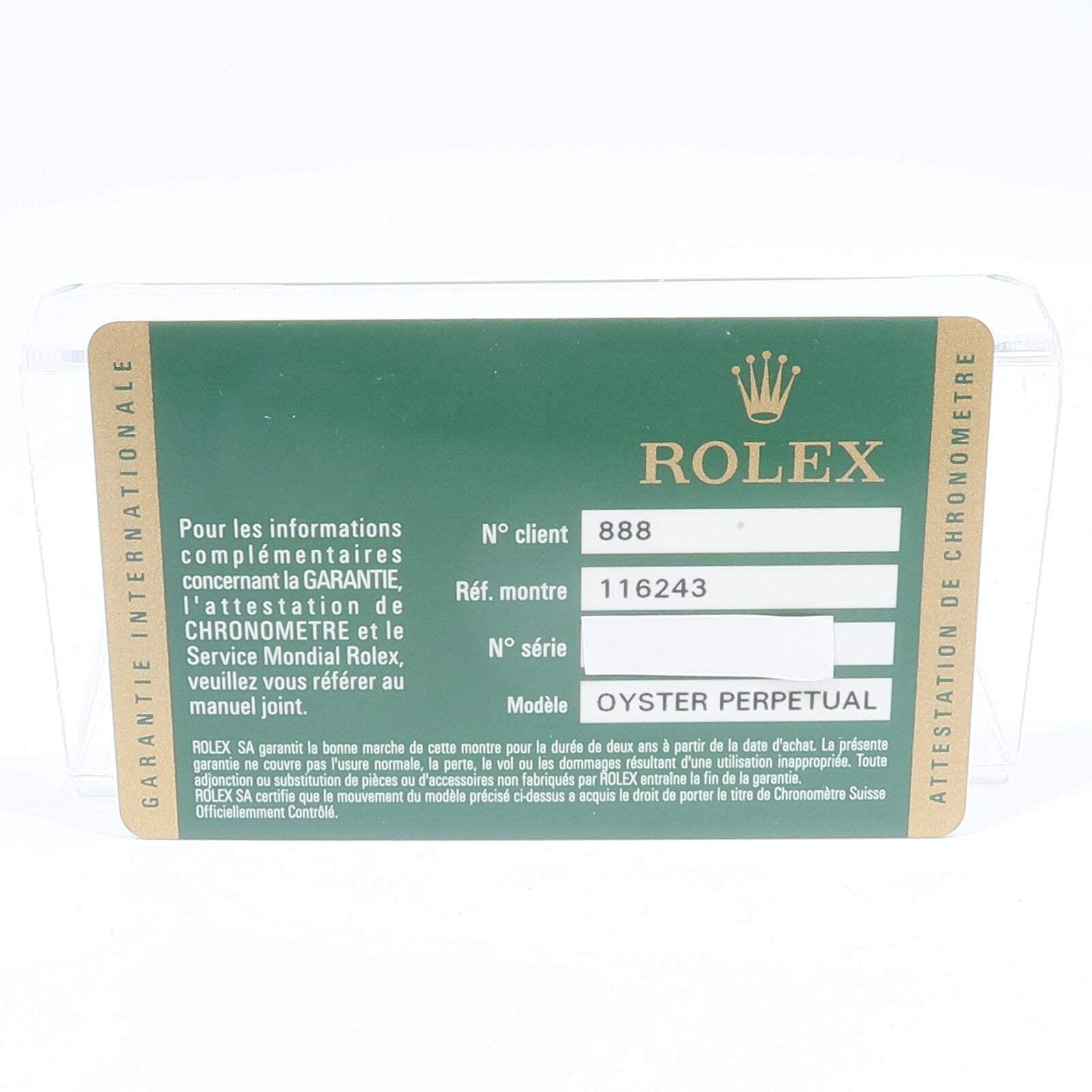 ROLEX Datejust 116243G