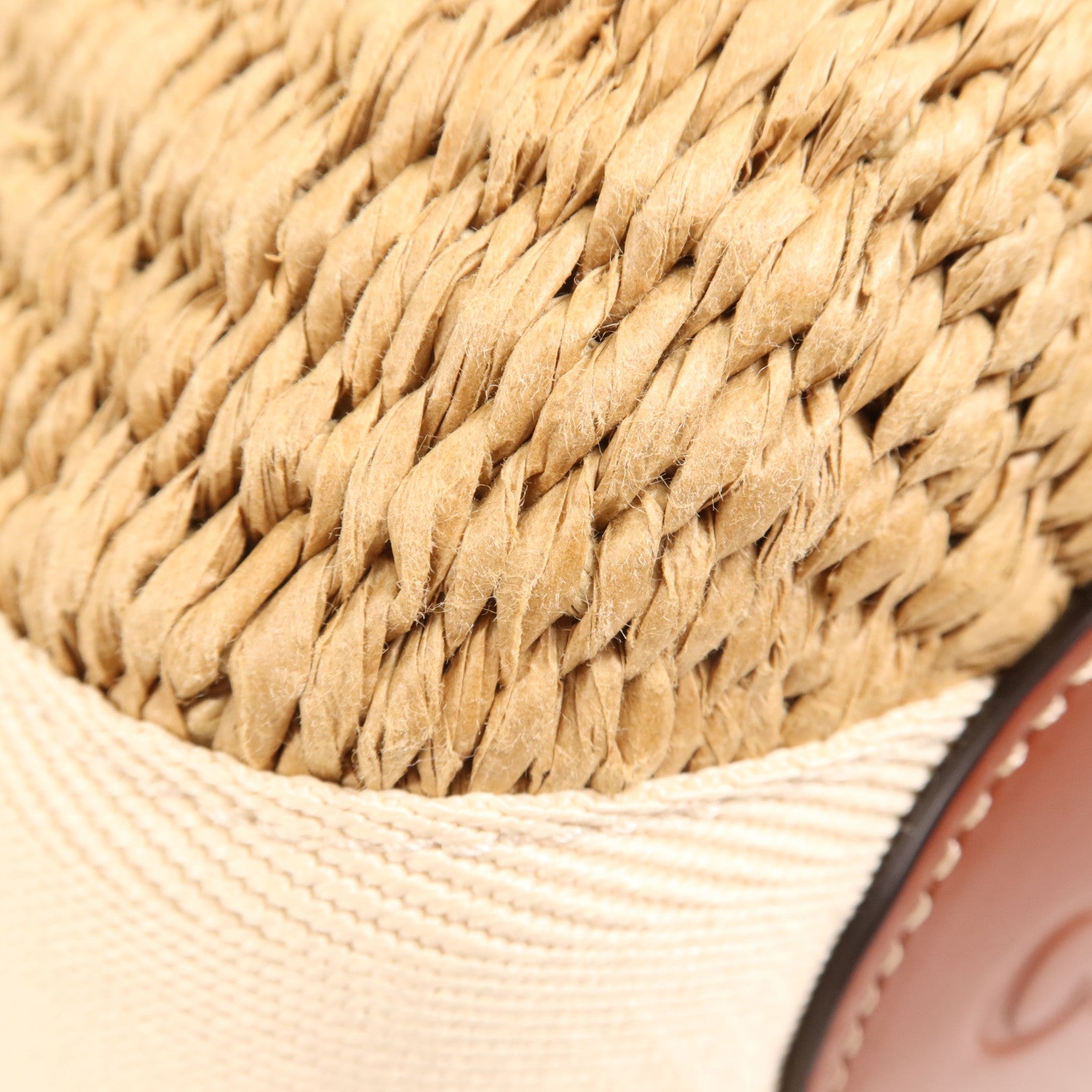 Chloe 【激減優惠】Raffia Woody Basket Bag金扣手挽肩背兩用袋