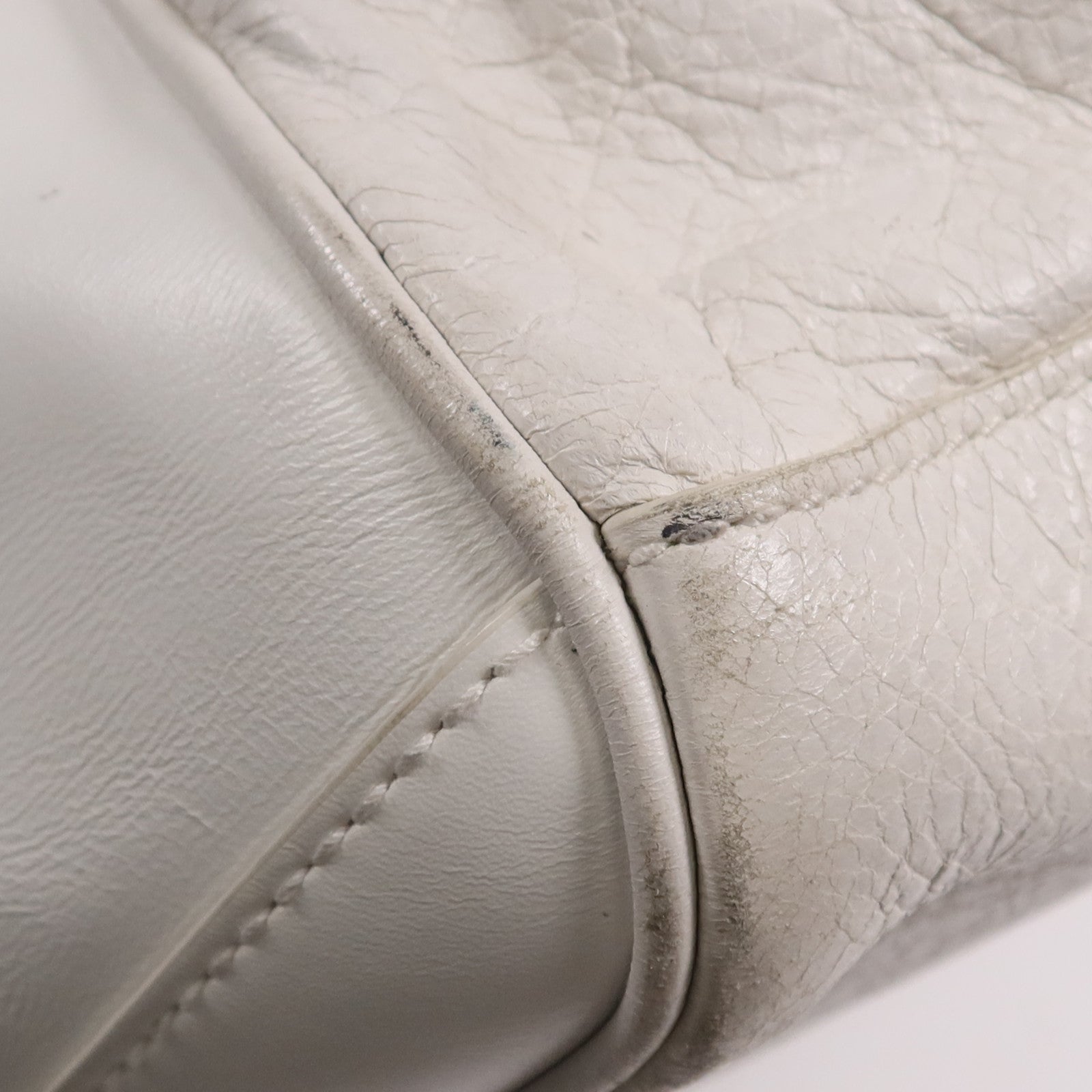 BALENCIAGA 羊皮皮革Squash 2way Duffel Bag手挽肩背兩用袋