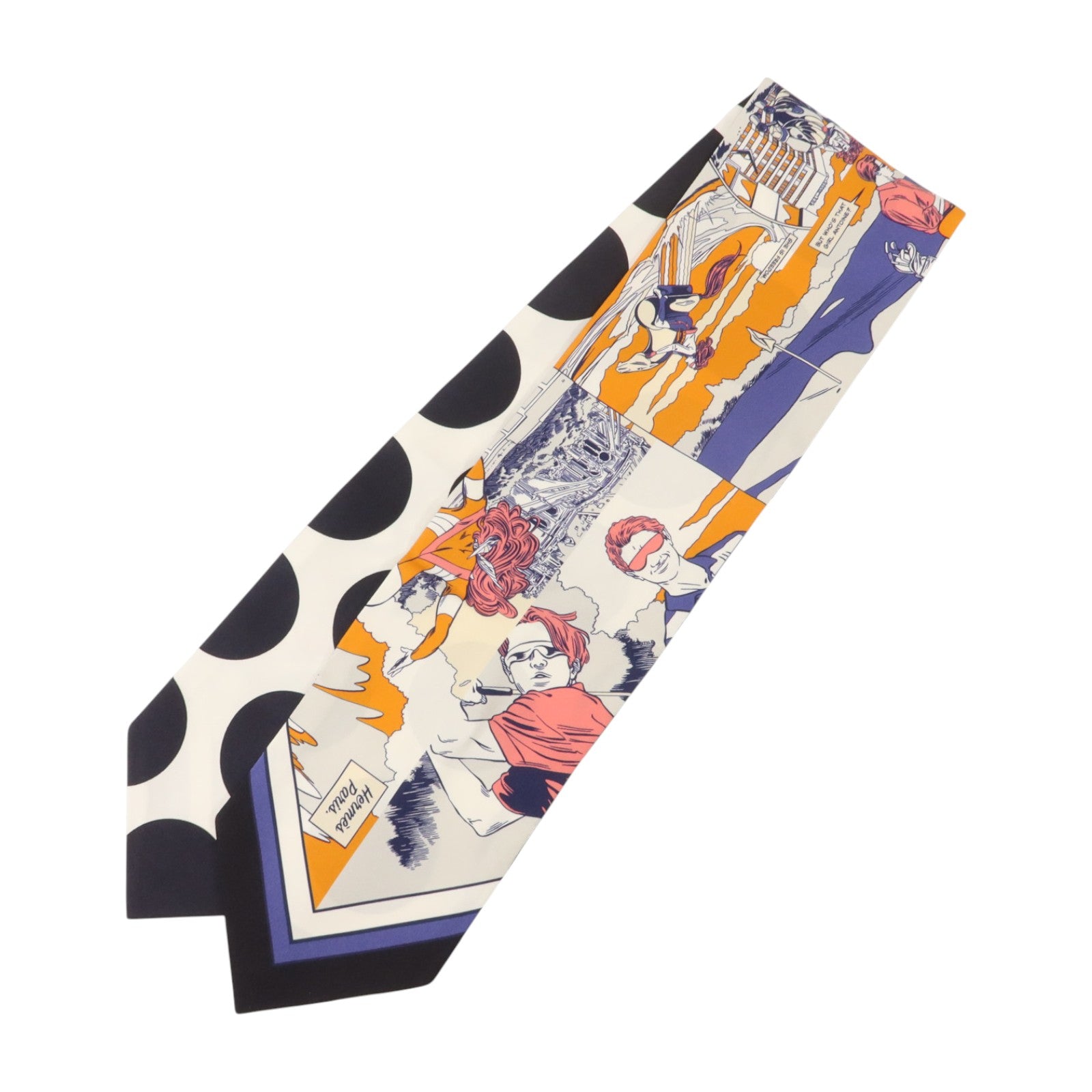 HERMES 絲質Wow Twilly Up 11X85cm絲巾