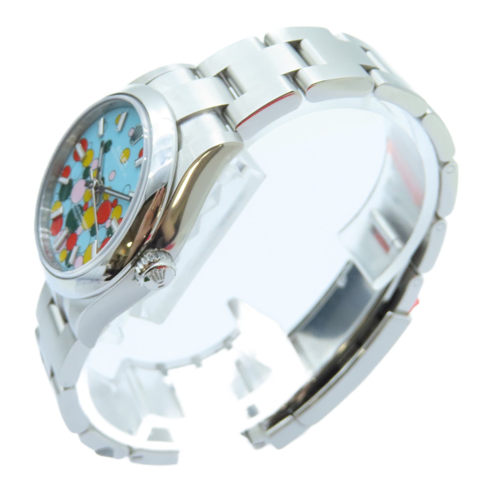 ROLEX Oyster Perpetual不鏽鋼手錶自動機芯藍色/