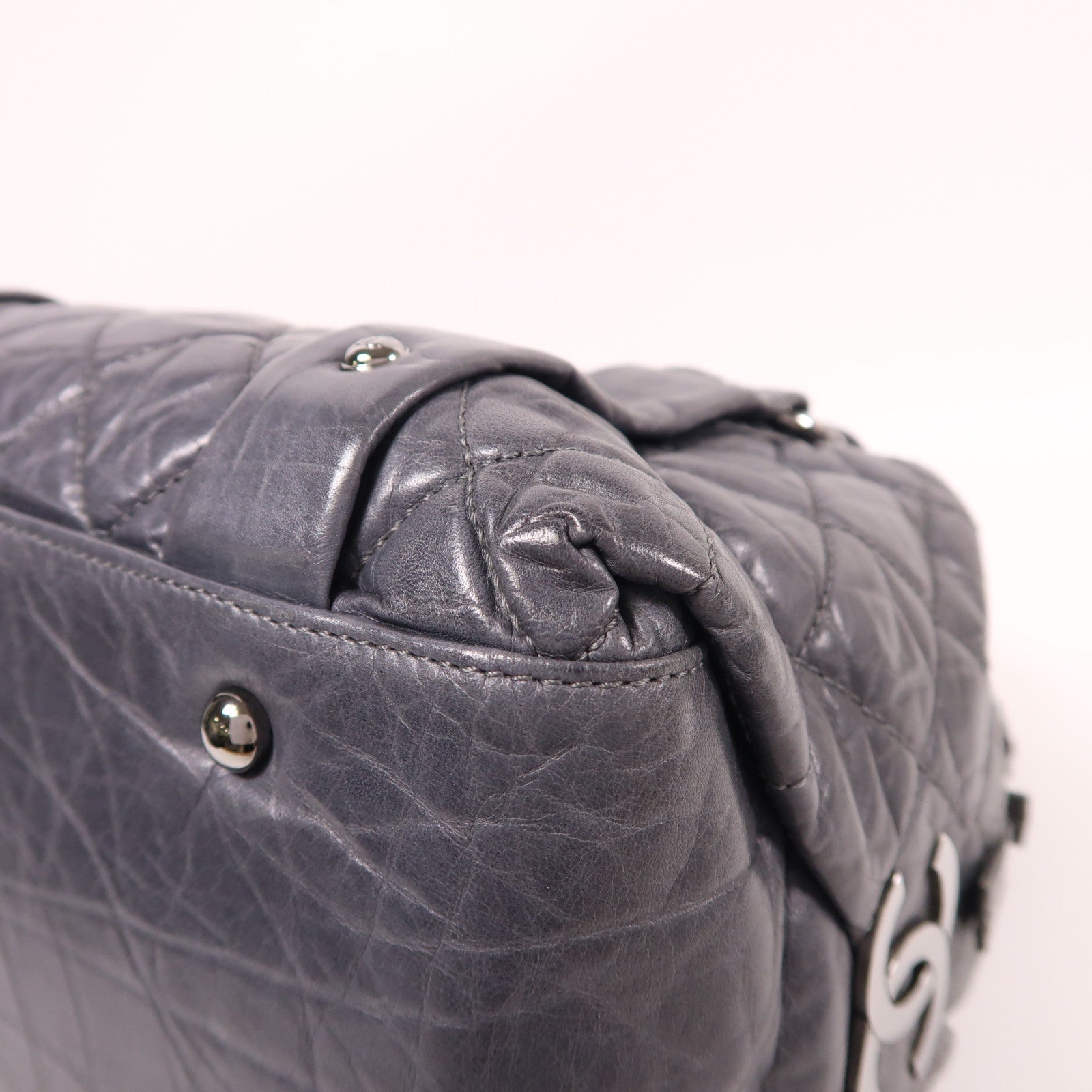 CHANEL 牛皮皮革Handbag手挽袋