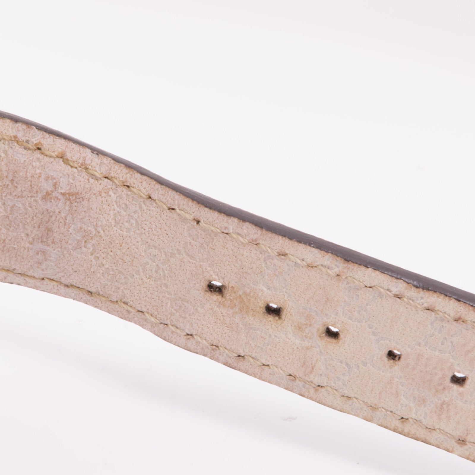 GUCCI Interlocking G 133.3 Quartz Watch Stainless Steel Silver Copper