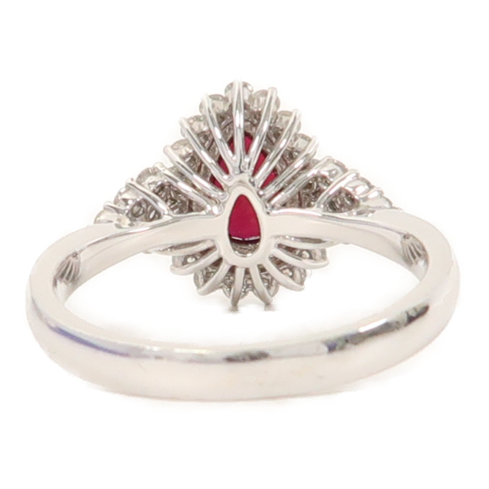 JEWELRY 【激減優惠】18K白金Ruby Ring1.03ct紅寶石戒指US#6.5