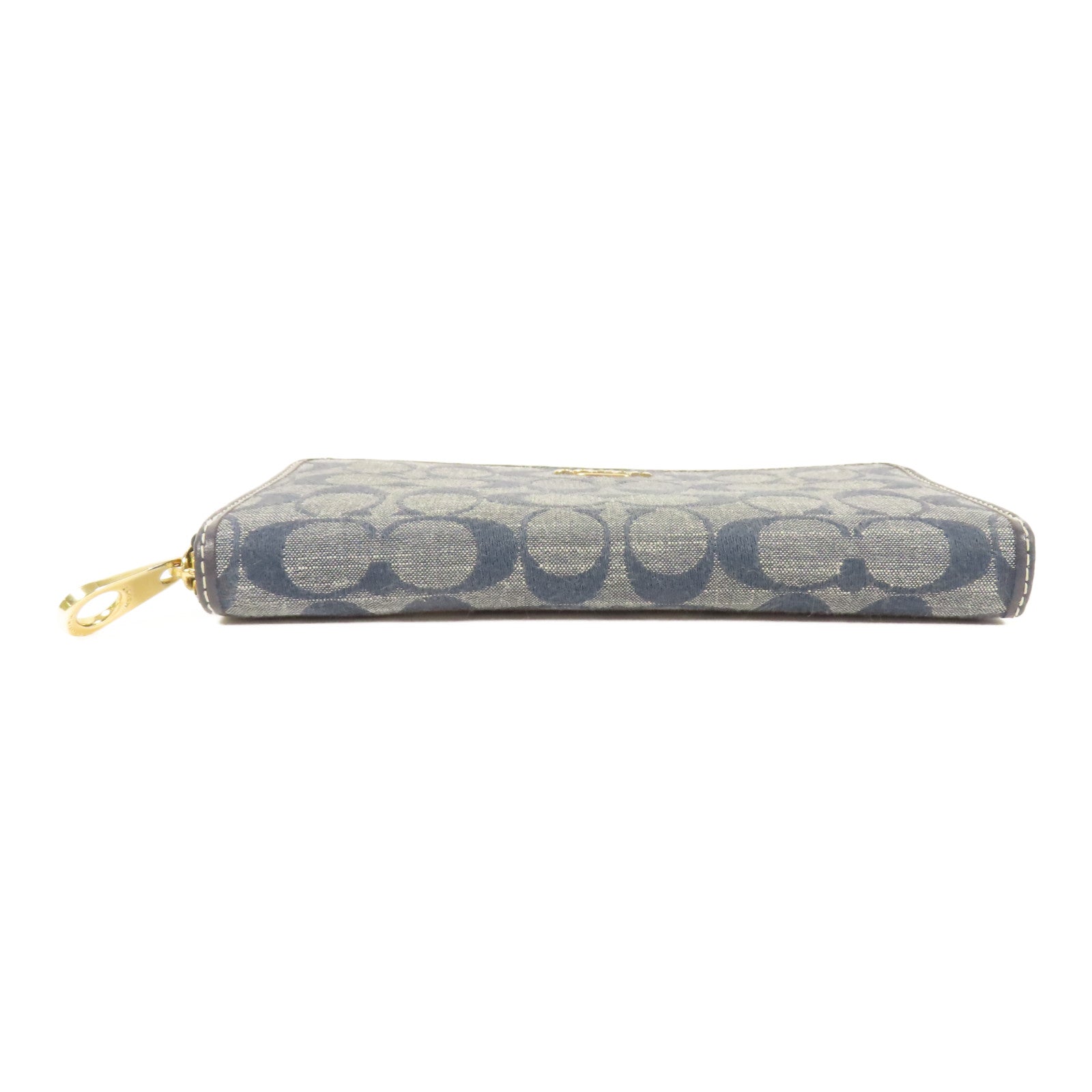 COACH Denim Long wallet 金扣長錢包