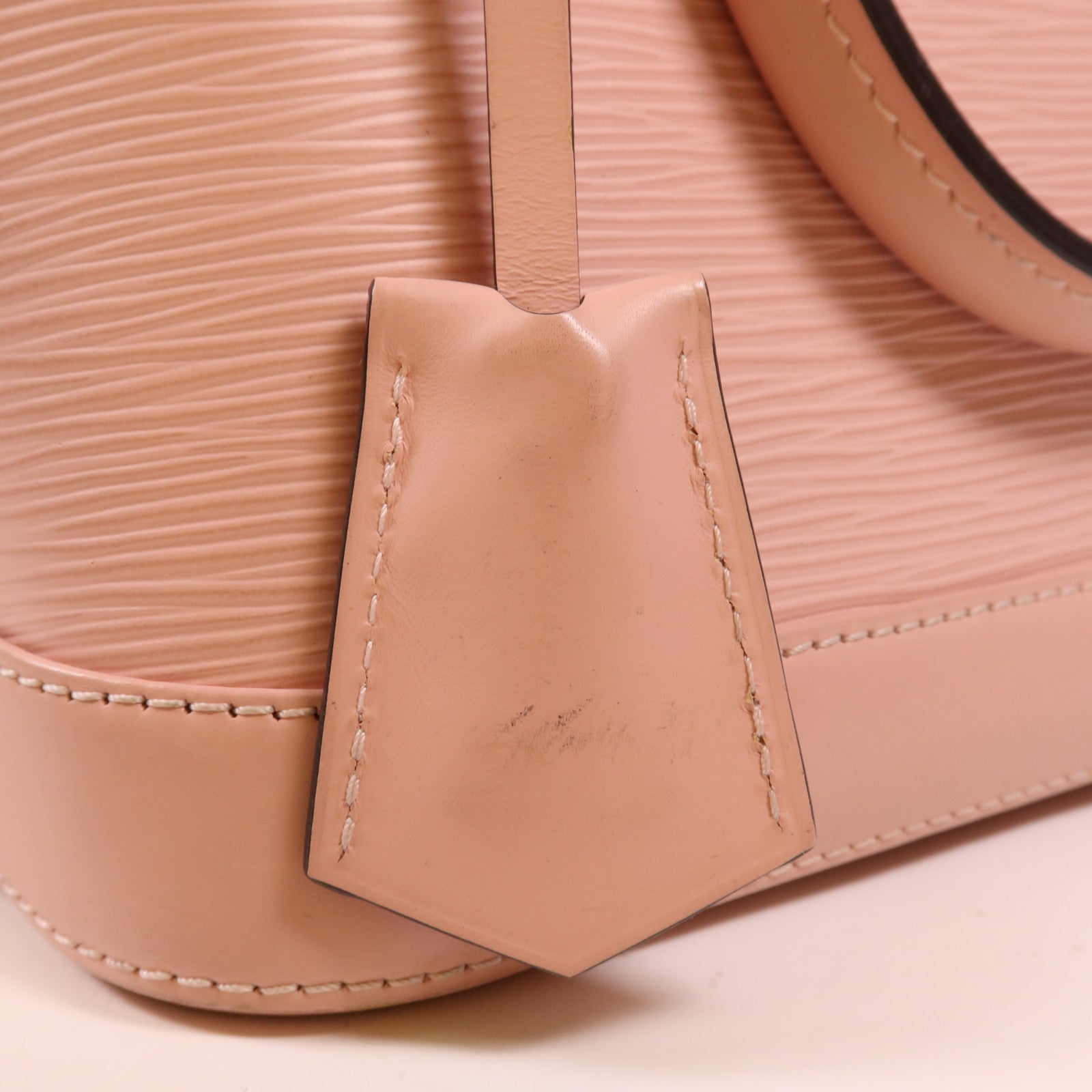 LOUIS VUITTON Epi Alma BB銀扣手挽肩背兩用袋