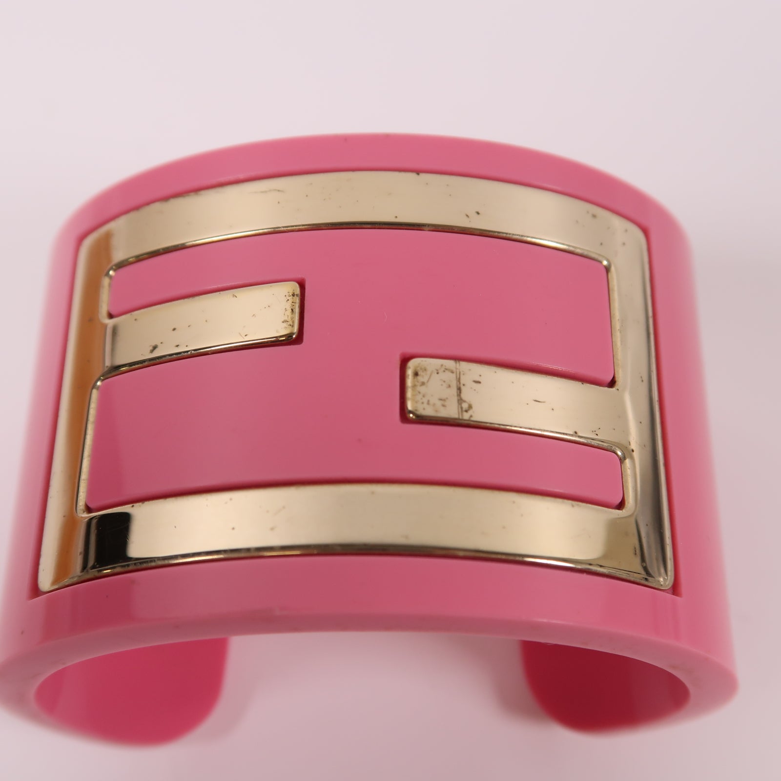 FENDI PVC Bangle手環粉紅色