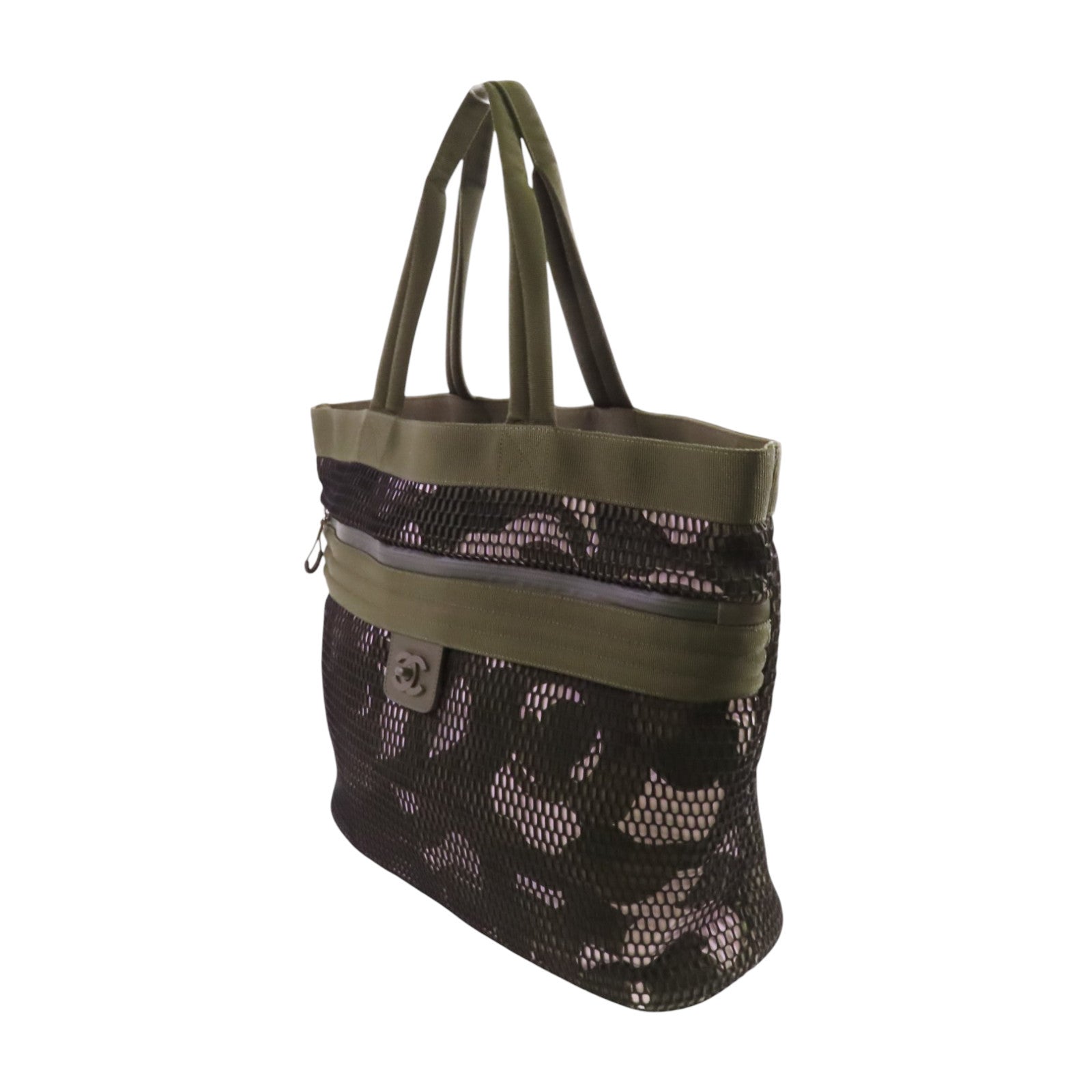 CHANEL 尼龍Tote Bag肩背袋