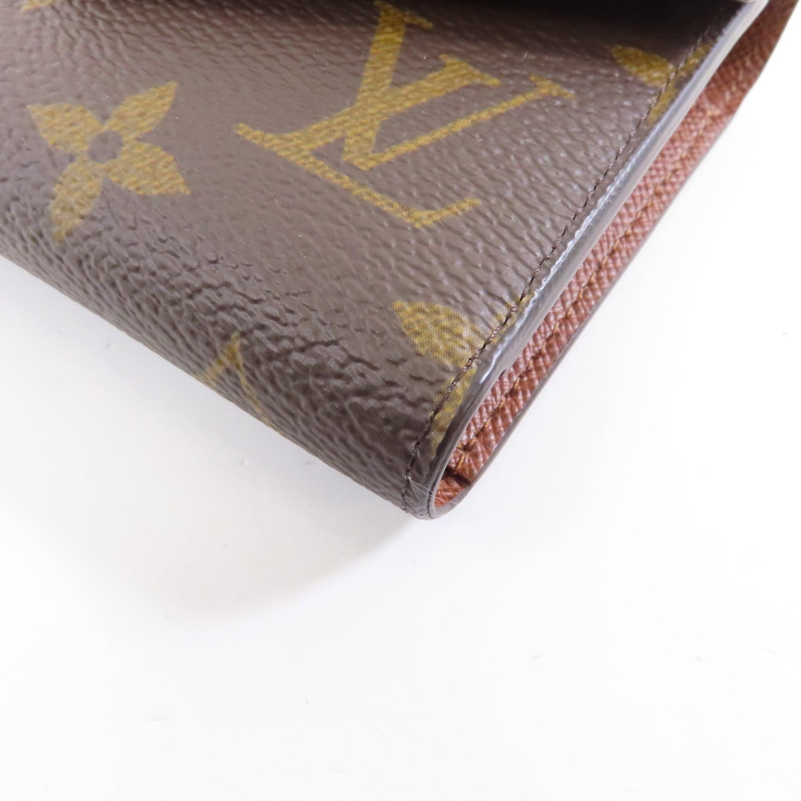 LOUIS VUITTON Monogram Victorine金扣錢包啡色