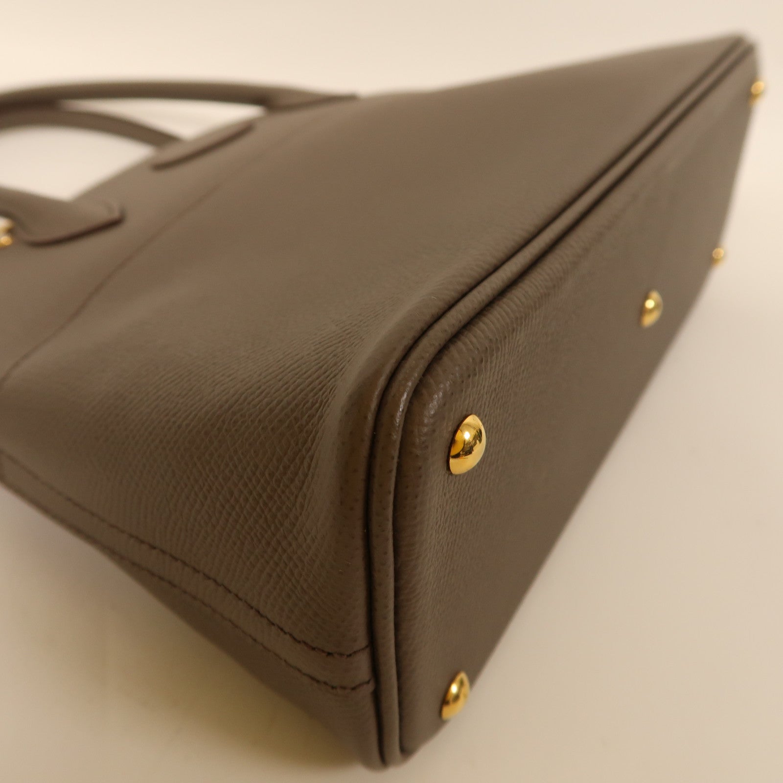 HERMES Epsom皮革Bolide 27金扣手挽肩背兩用袋錫氣灰色