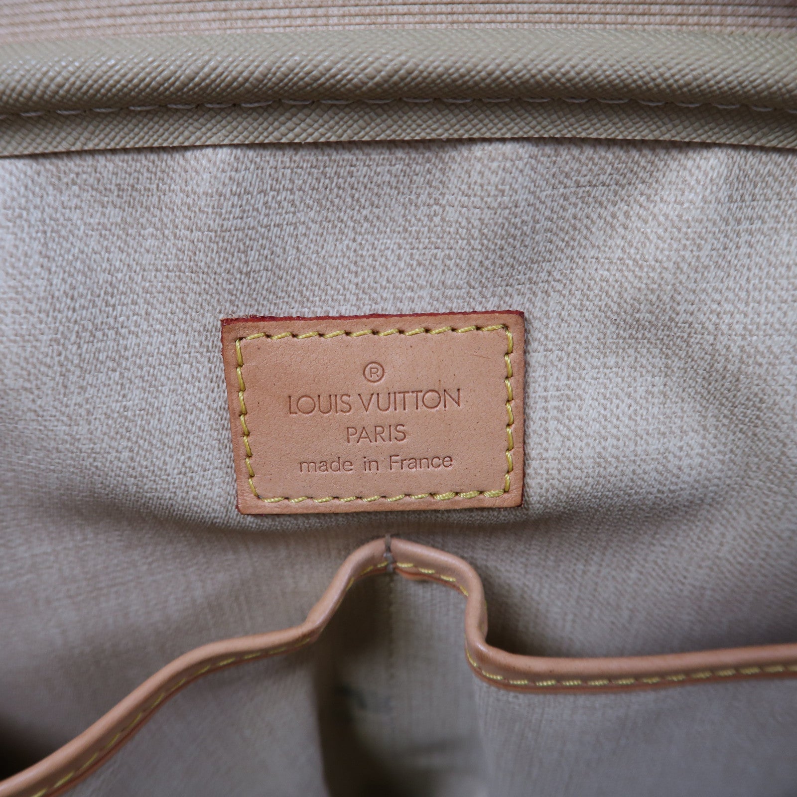 LOUIS VUITTON Monogram Trouville金扣手挽袋啡色